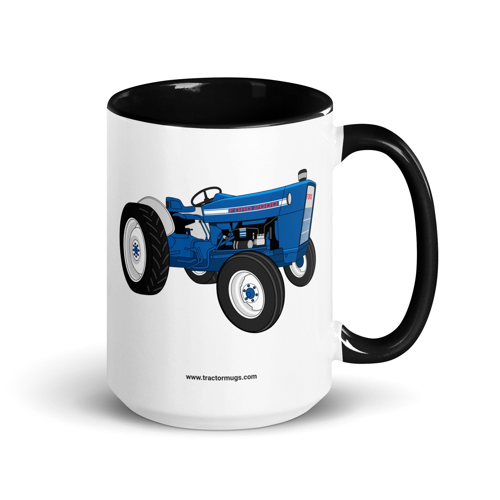 The Tractors Mugs Store 15 oz Ford 2000 (1963) Mug with Color Inside Quality Farmers Merch