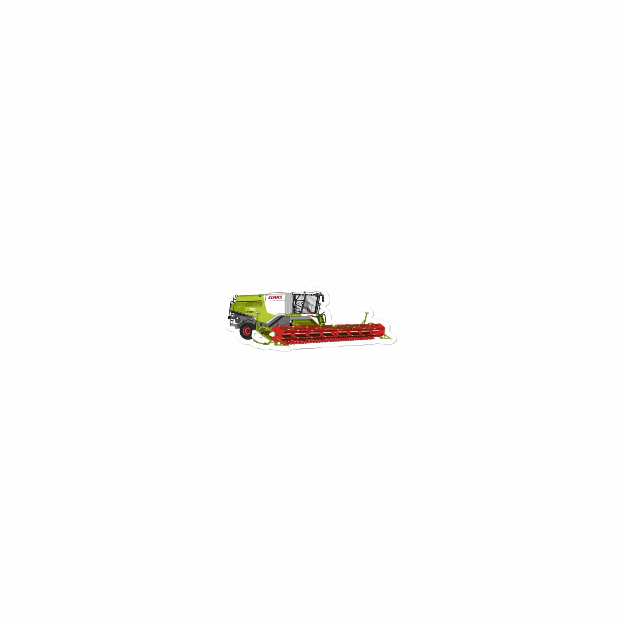 The Tractors Mugs Store 15″×3.75″ Class Lexion 760 TT Bubble-free stickers Quality Farmers Merch