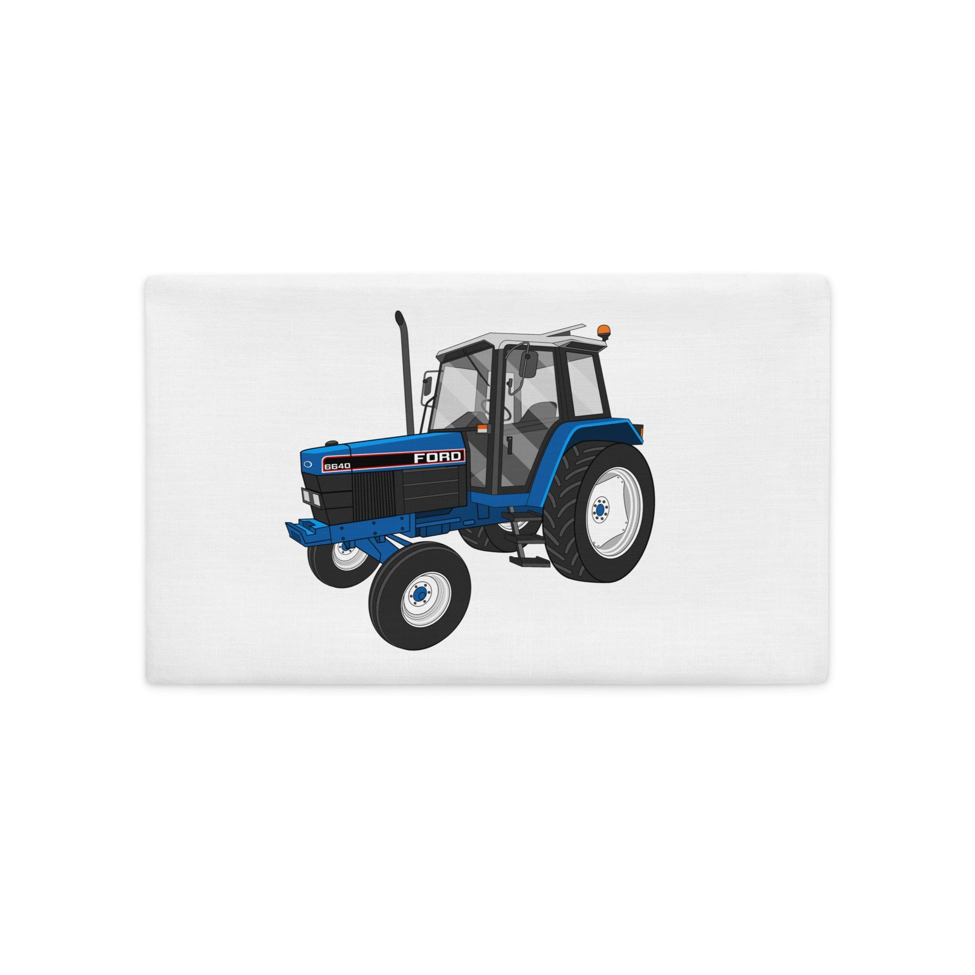The Tractors Mugs Store 20″×12″ Ford 6640 2WD | Premium Pillow Case Quality Farmers Merch