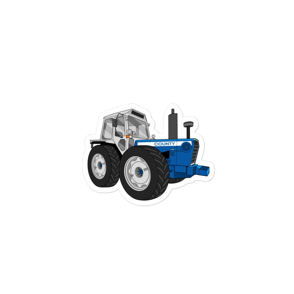 The Tractors Mugs Store 3″×3″ County 1884 (1981)  Bubble-free stickers Quality Farmers Merch