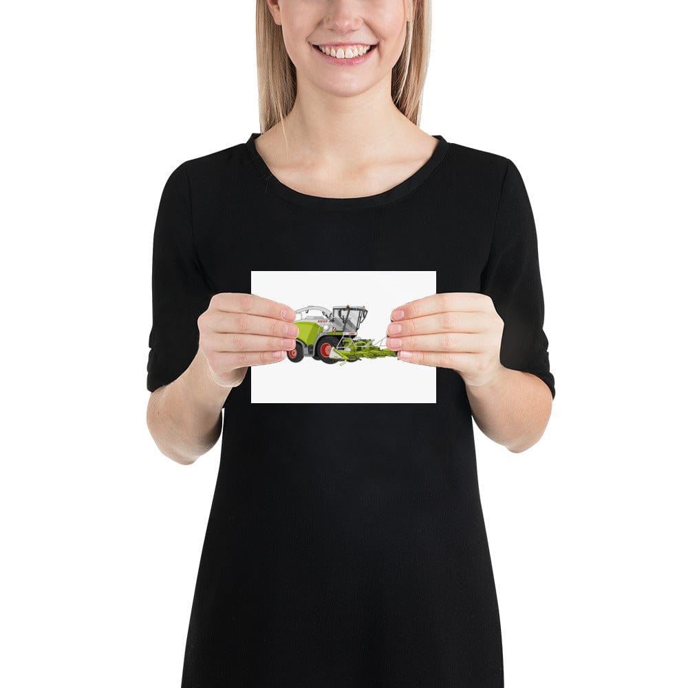 The Tractors Mugs Store 5″×7″ Class Jaguar 860 Forage Harvester Poster Quality Farmers Merch