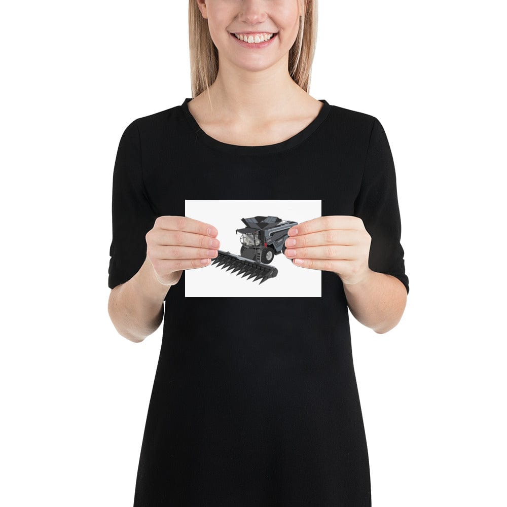 The Tractors Mugs Store 5″×7″ Fendt 9T Ideal Combine Harvester Poster Quality Farmers Merch