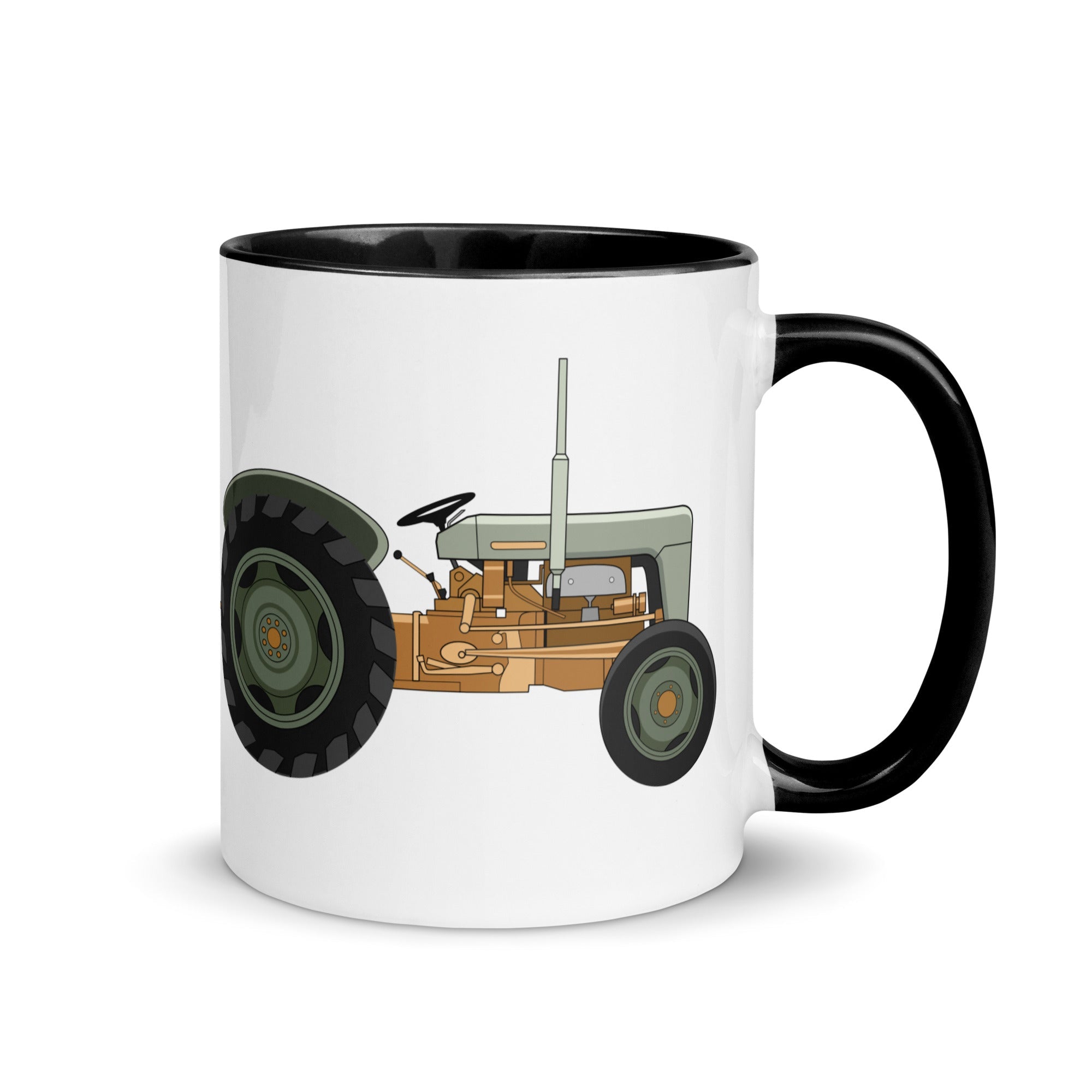 The Tractors Mugs Store Black Ferguson 35 Copper Belly Mug with Color Inside Quality Farmers Merch