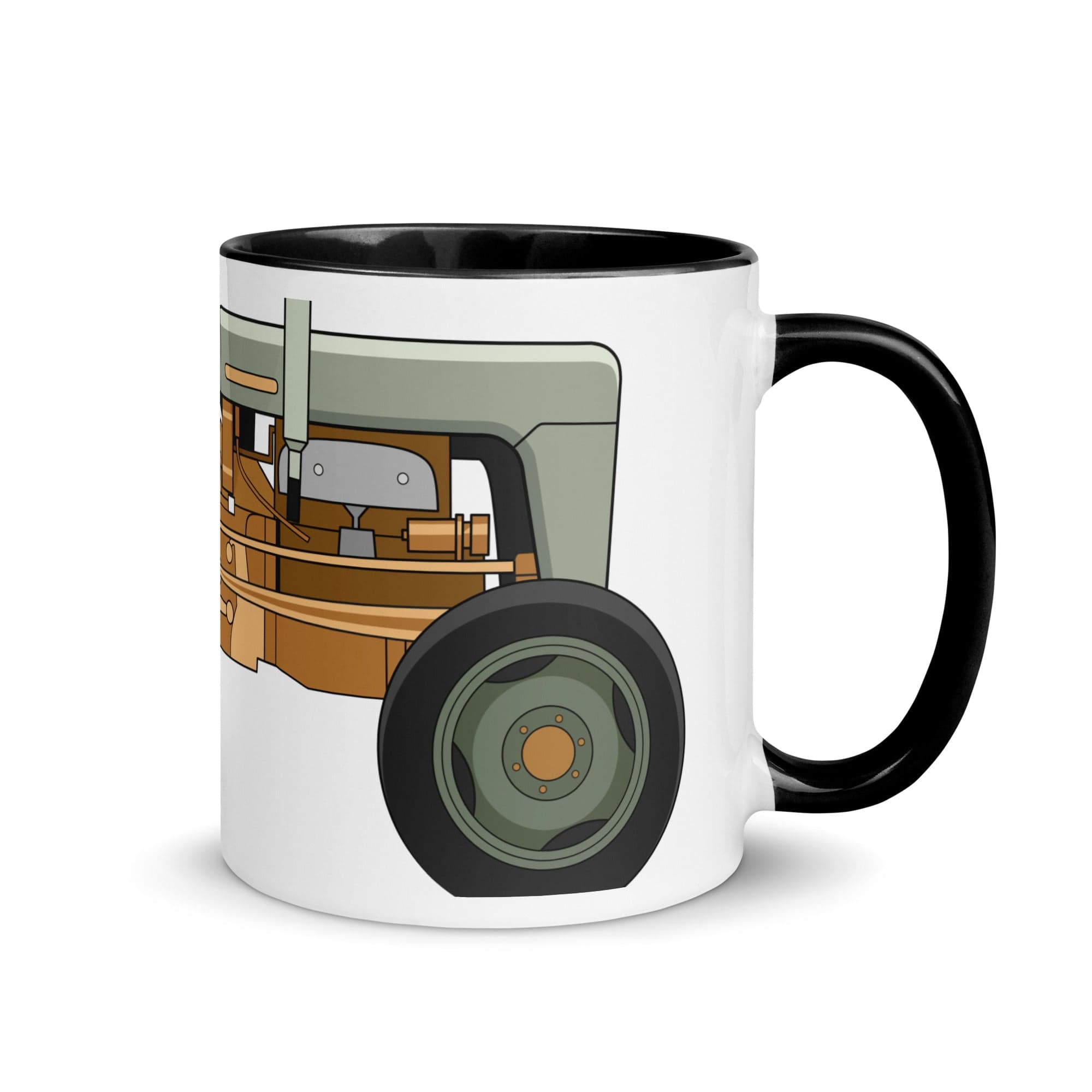 The Tractors Mugs Store Black Ferguson FE 35 (Copper Belly) 2.0 Mug with Color Inside Quality Farmers Merch