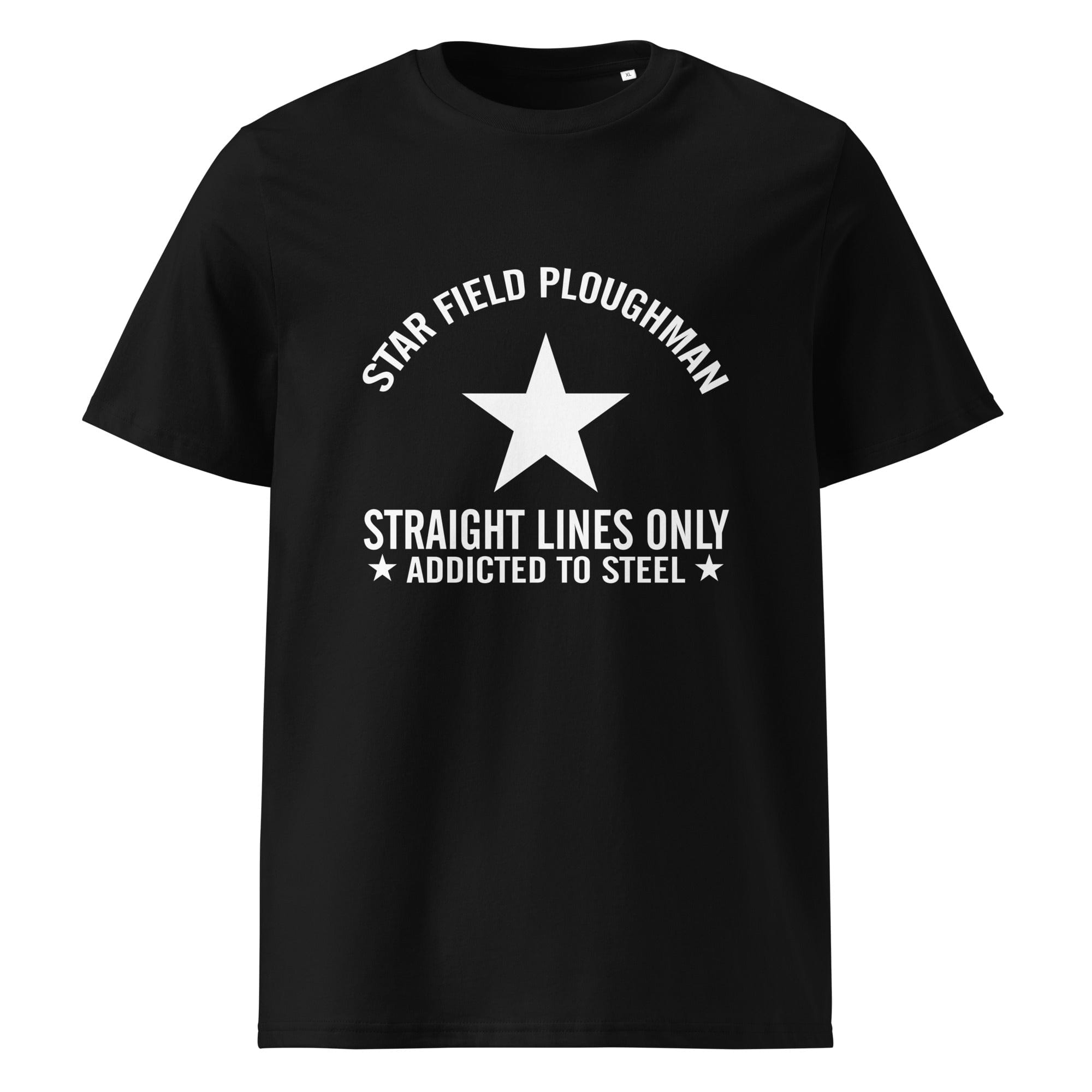 The Tractors Mugs Store Black / S Star Field Ploughman Unisex organic cotton t-shirt Quality Farmers Merch