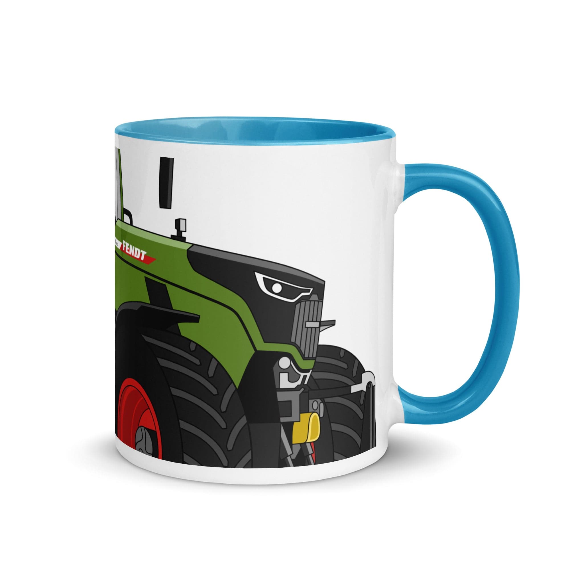 The Tractors Mugs Store Blue Fendt 728 Vario 20 Mug with Color Inside Quality Farmers Merch
