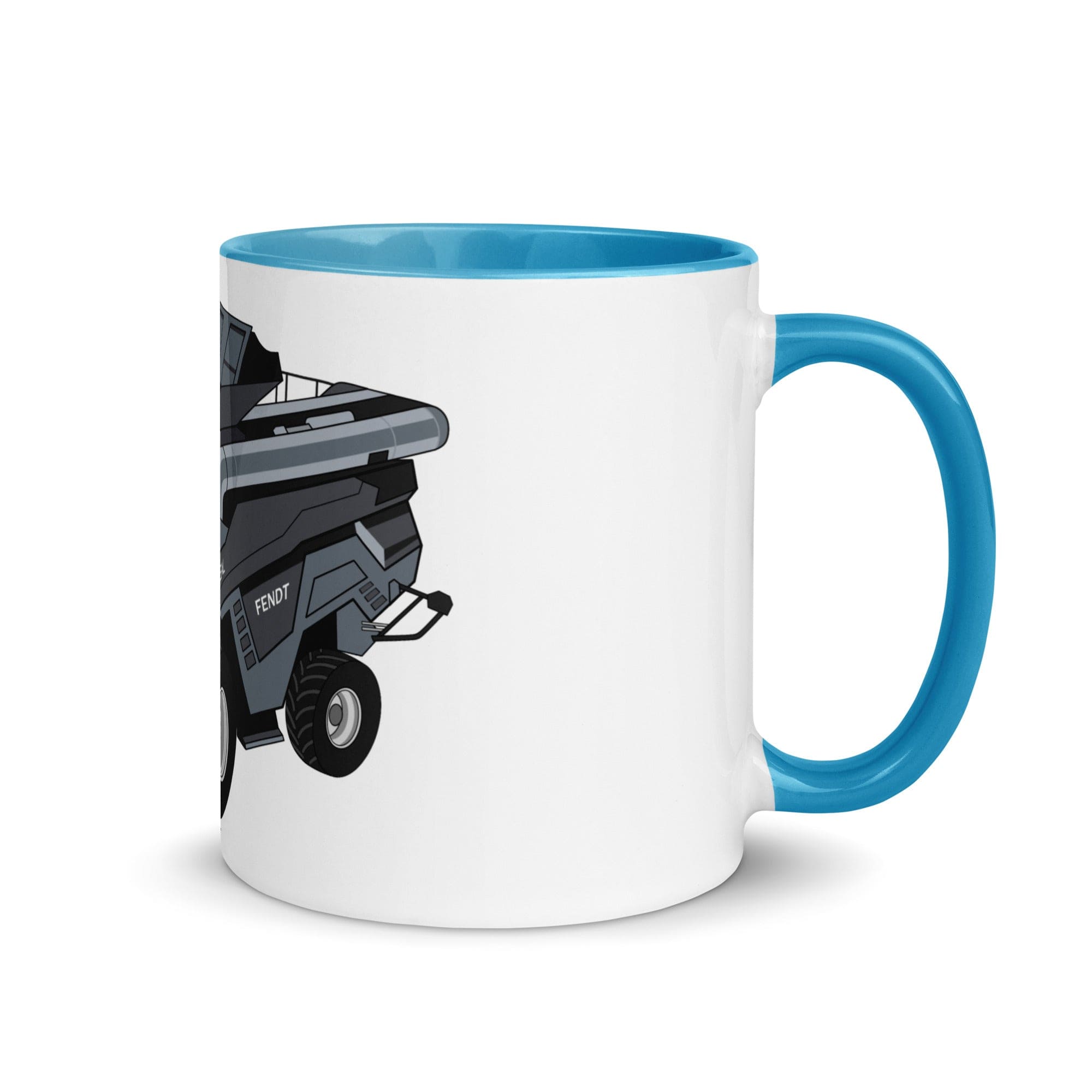 The Tractors Mugs Store Blue Fendt (t IDEAL 2.0 Mug with Color Inside Quality Farmers Merch