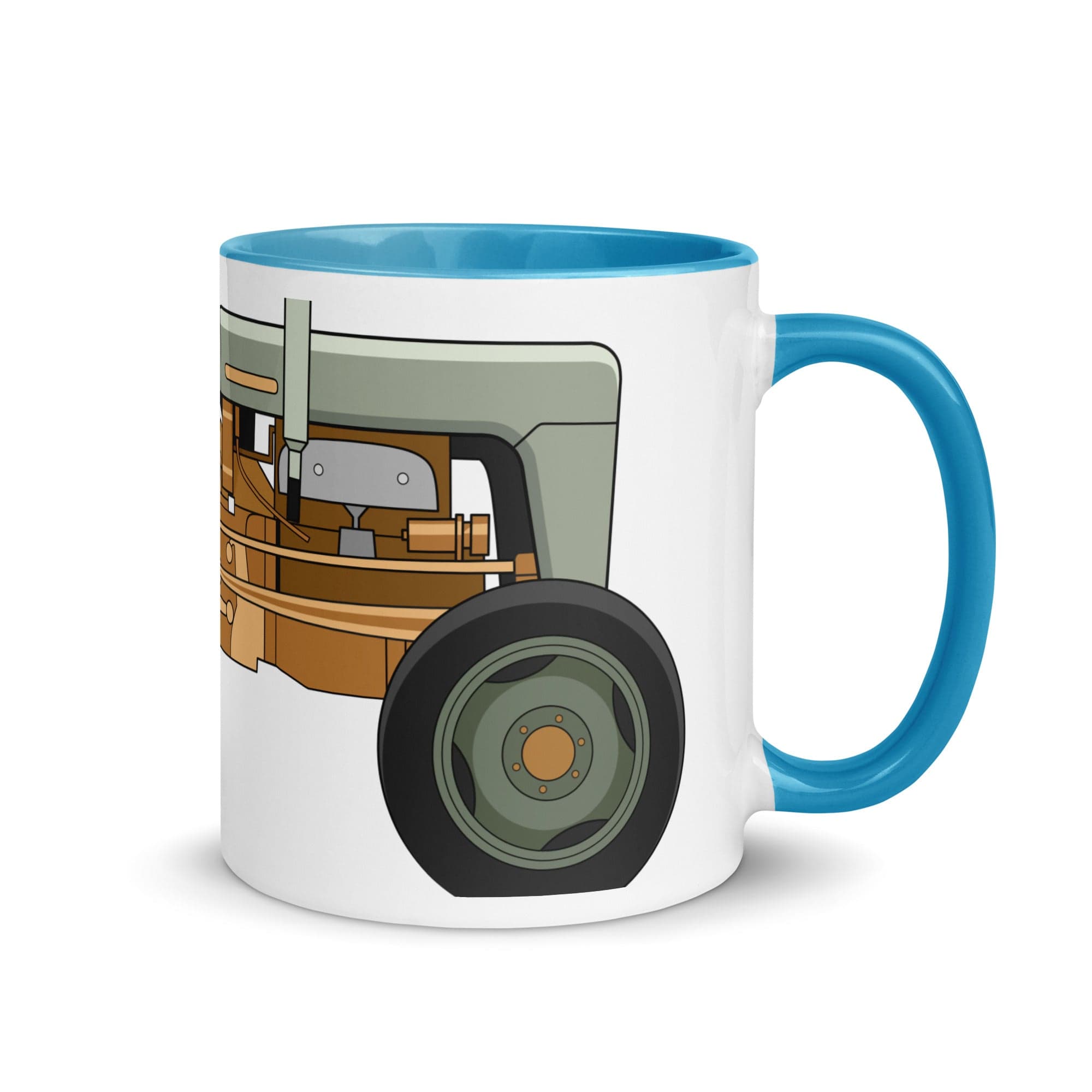 The Tractors Mugs Store Blue Ferguson FE 35 (Copper Belly) 2.0 Mug with Color Inside Quality Farmers Merch