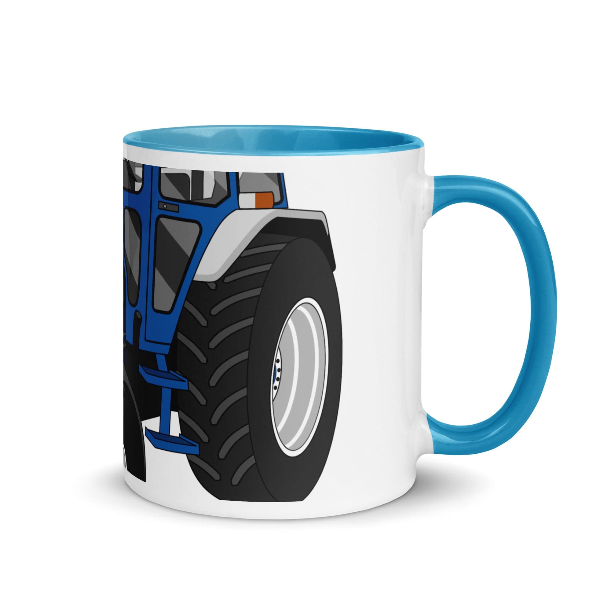 The Tractors Mugs Store Blue Ford 5610 2.0 Mug with Color Inside Quality Farmers Merch