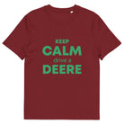 The Tractors Mugs Store Burgundy / S Unisex organic cotton t-shirt Quality Farmers Merch