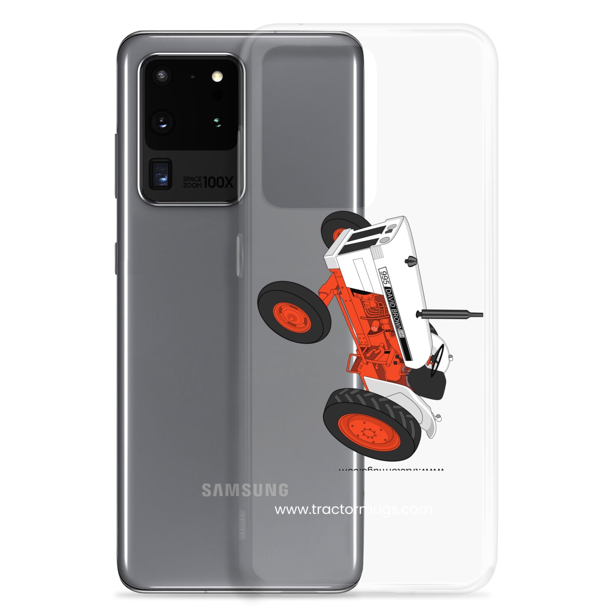 The Tractors Mugs Store Case David Brown 995 (1973) Clear Case for SamsungĀ® Quality Farmers Merch