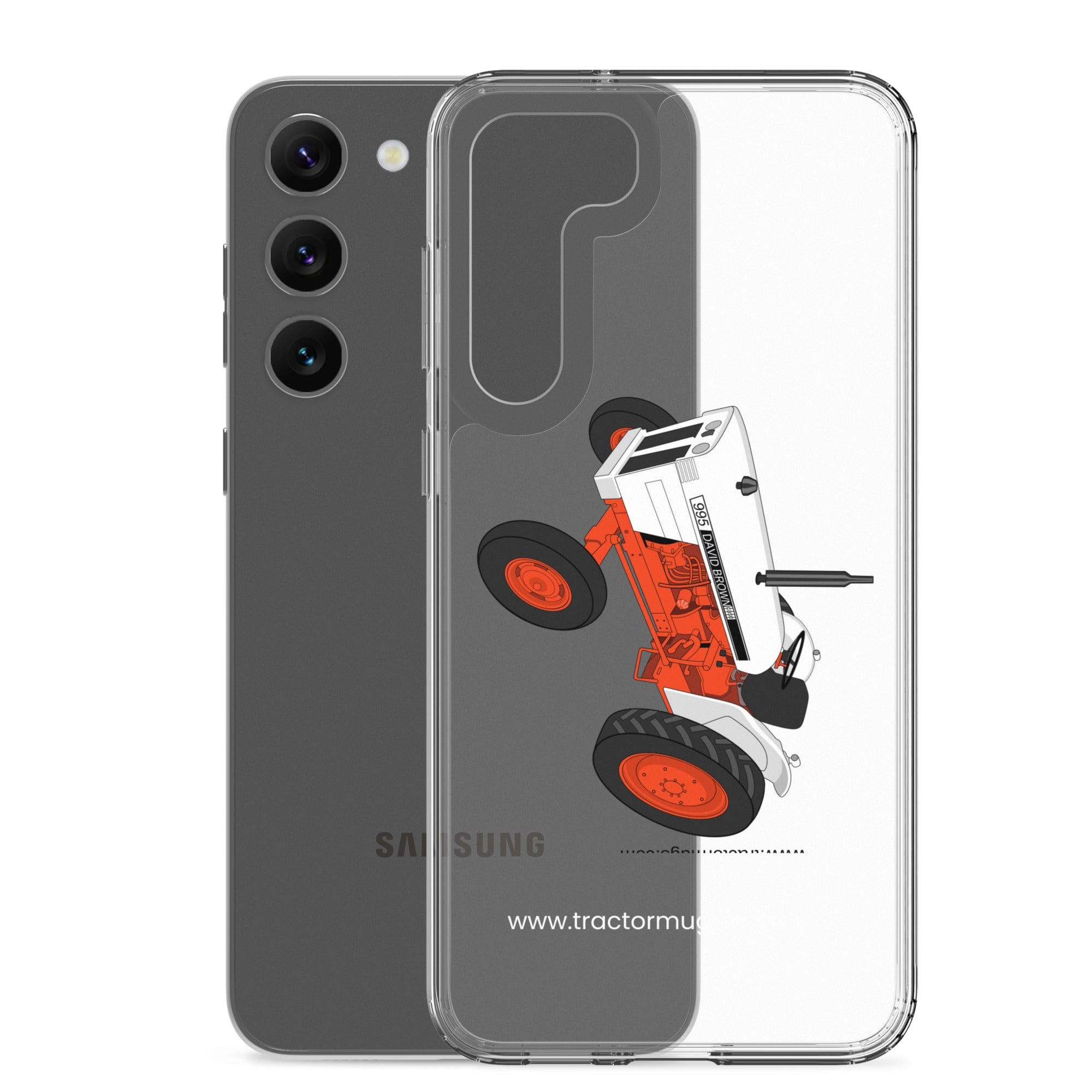 The Tractors Mugs Store Case David Brown 995 (1973) Clear Case for SamsungĀ® Quality Farmers Merch