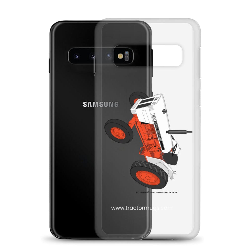 The Tractors Mugs Store Case David Brown 995 (1973) Clear Case for SamsungĀ® Quality Farmers Merch