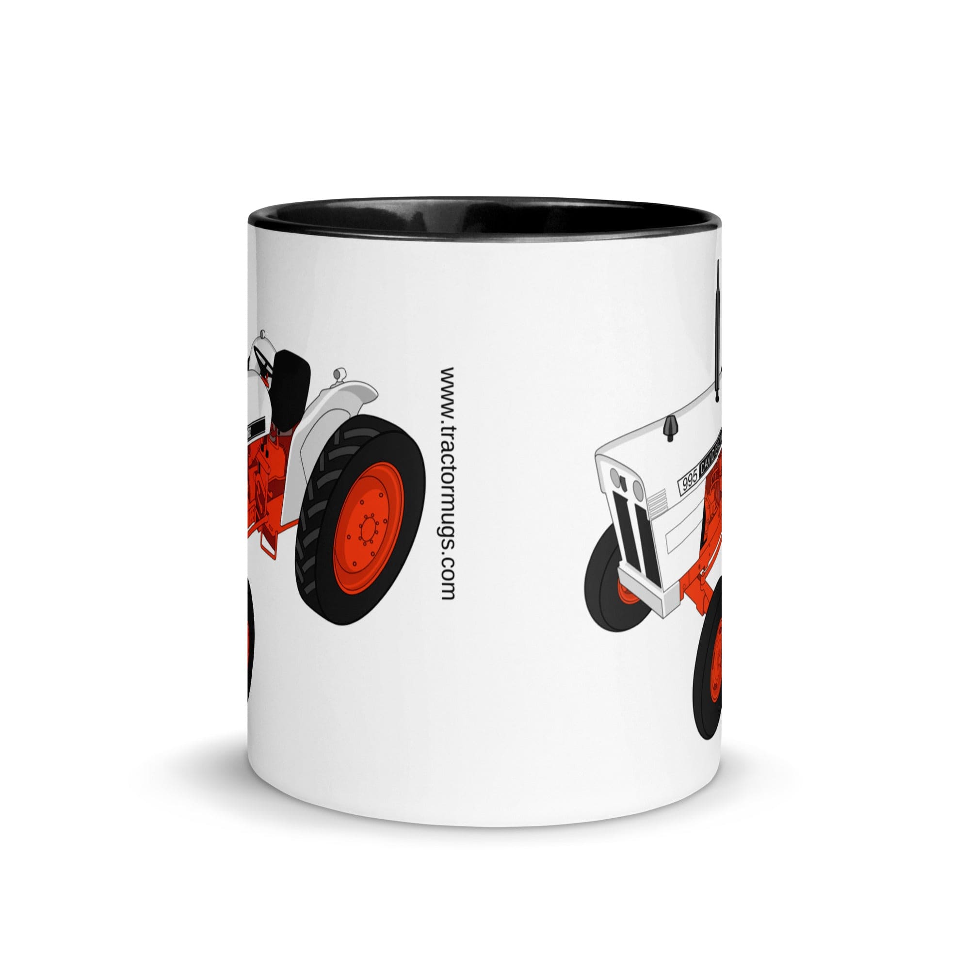 The Tractors Mugs Store Case David Brown 995 (1973) Mug with Color Inside Quality Farmers Merch