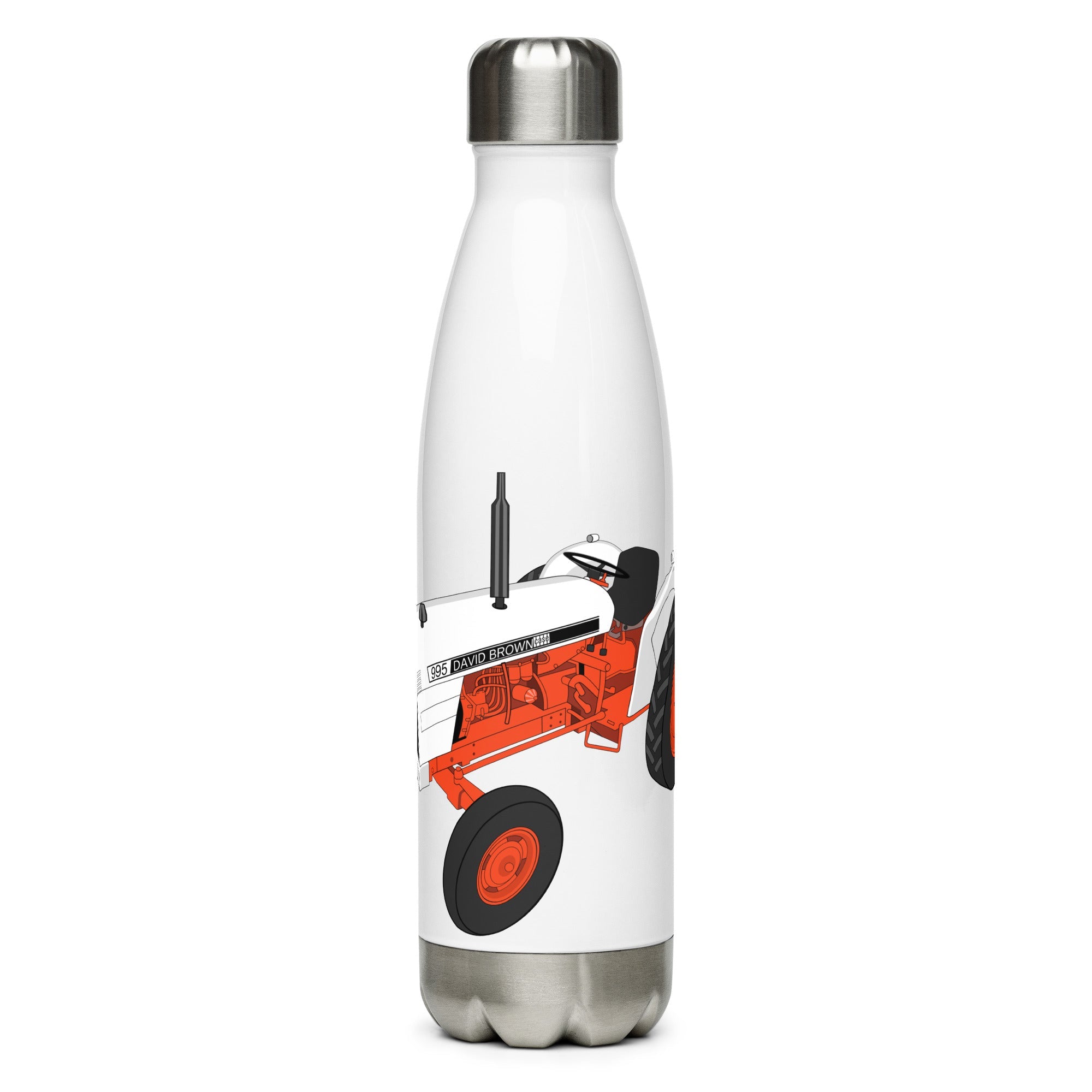 The Tractors Mugs Store Case David Brown 995 (1973) Stainless steel water bottle Quality Farmers Merch