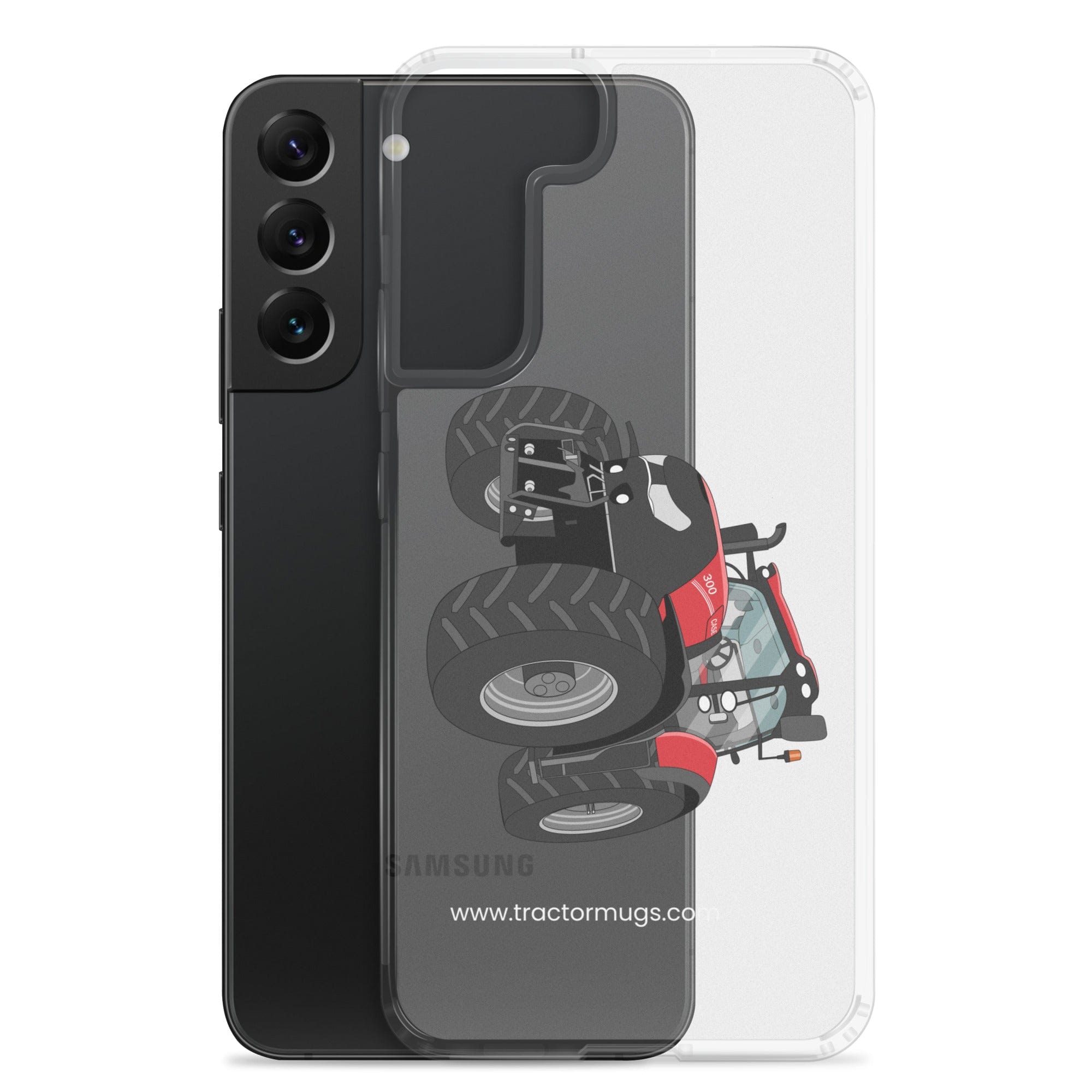 The Tractors Mugs Store Case IH Optum 300 CVX Clear Case for SamsungĀ® Quality Farmers Merch