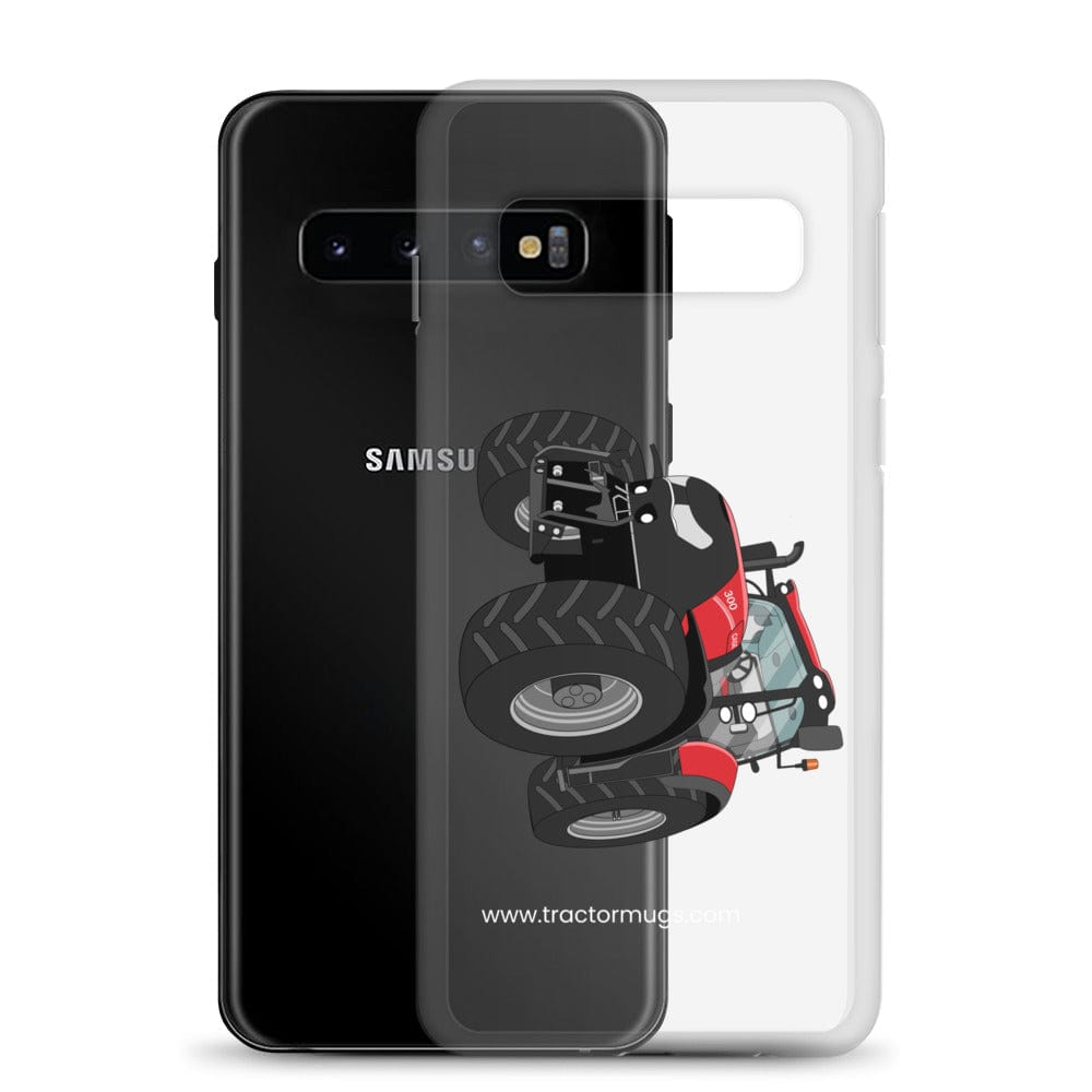 The Tractors Mugs Store Case IH Optum 300 CVX Clear Case for SamsungĀ® Quality Farmers Merch