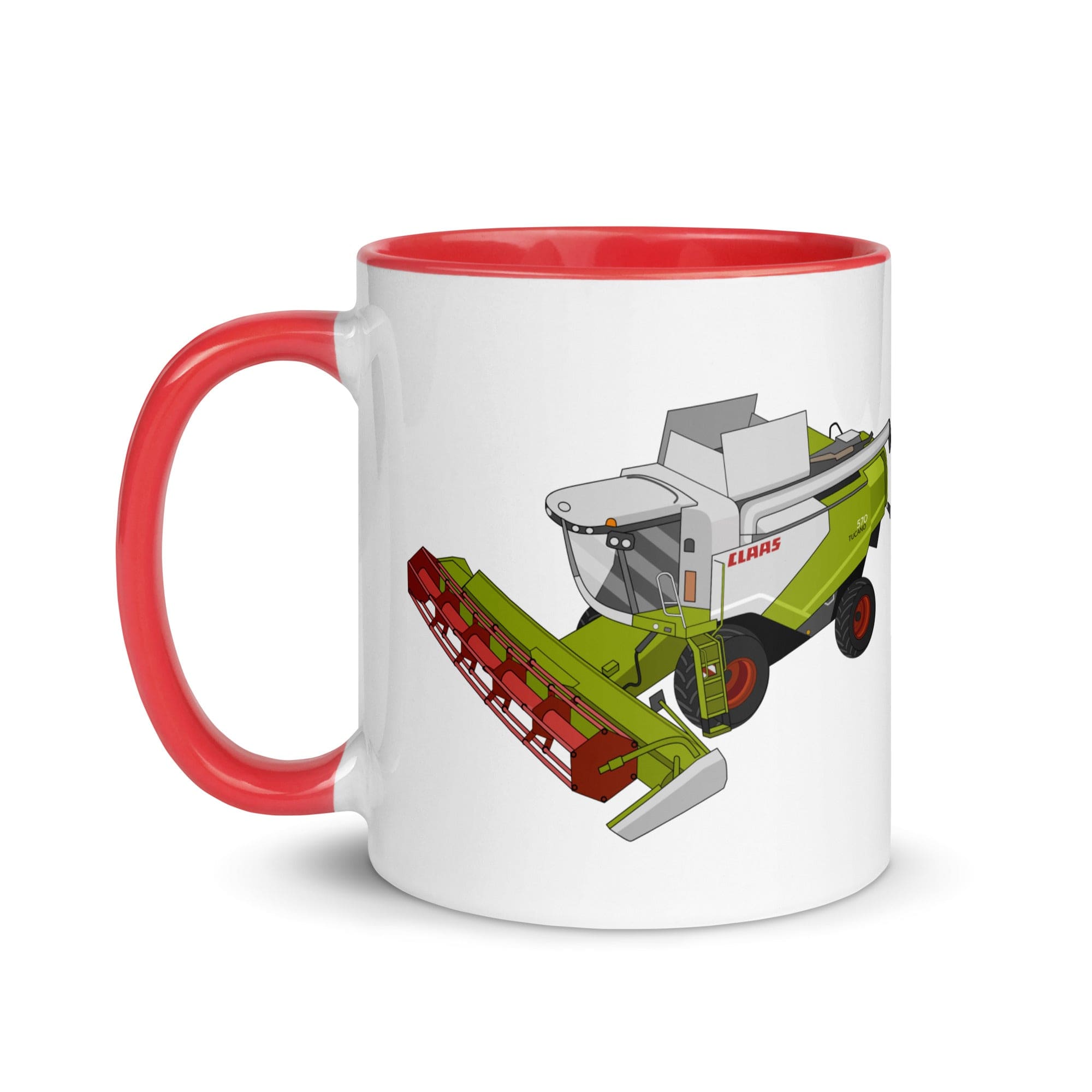 The Tractors Mugs Store Class Tucano 570 Mug with Color Inside Quality Farmers Merch