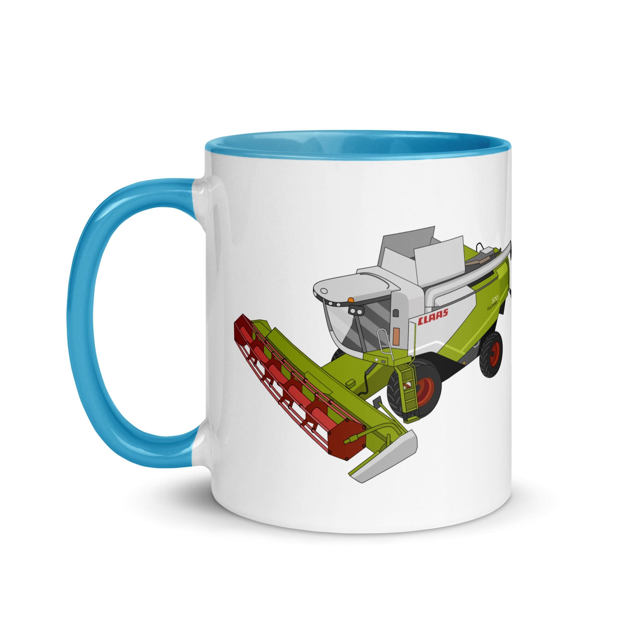 The Tractors Mugs Store Class Tucano 570 Mug with Color Inside Quality Farmers Merch