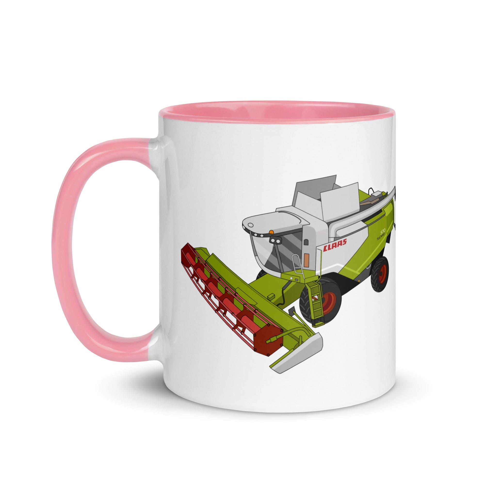 The Tractors Mugs Store Class Tucano 570 Mug with Color Inside Quality Farmers Merch
