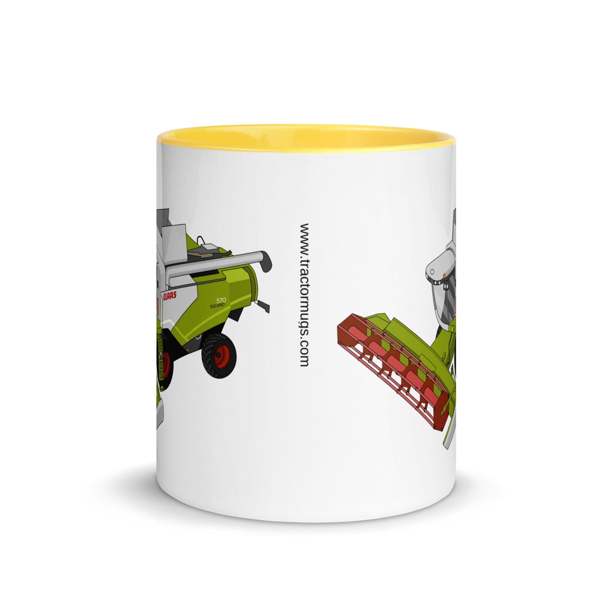 The Tractors Mugs Store Class Tucano 570 Mug with Color Inside Quality Farmers Merch