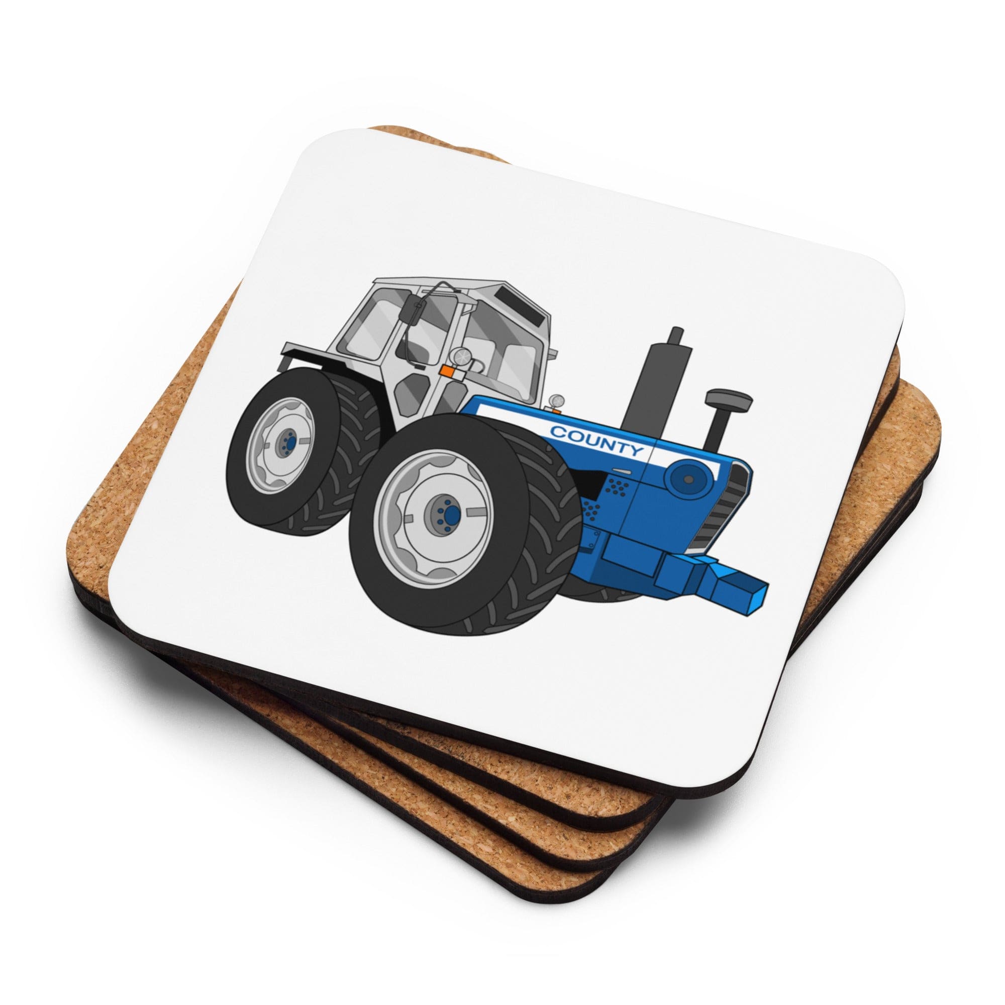 The Tractors Mugs Store County 1884 (1981) Cork-back coaster Quality Farmers Merch