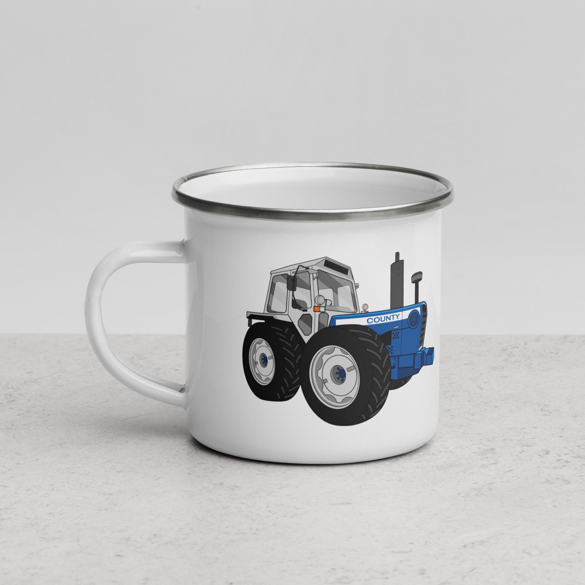 The Tractors Mugs Store County 1884 (1981) Enamel Mug Quality Farmers Merch