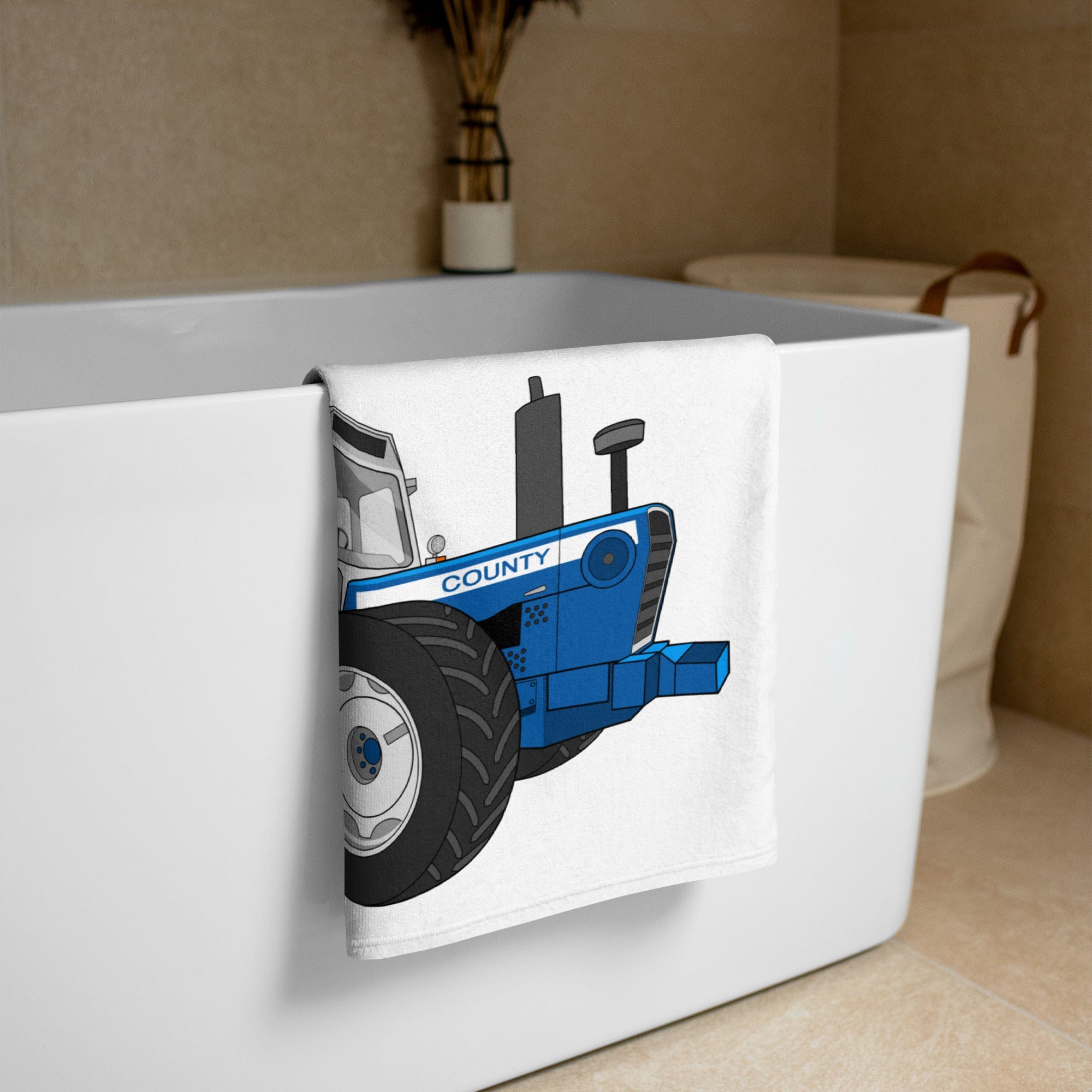 The Tractors Mugs Store County 1884 (1981) Towel Quality Farmers Merch