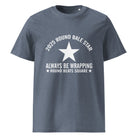 The Tractors Mugs Store Dark Heather Blue / S Round Bale Star Unisex organic cotton t-shirt Quality Farmers Merch