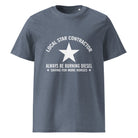 The Tractors Mugs Store Dark Heather Blue / S Star Contractor Unisex organic cotton t-shirt Quality Farmers Merch