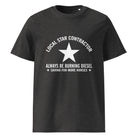 The Tractors Mugs Store Dark Heather Grey / S Star Contractor Unisex organic cotton t-shirt Quality Farmers Merch