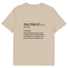 The Tractors Mugs Store Desert Dust / S The Tractor Guy Unisex Organic Cotton T-Shirt Quality Farmers Merch