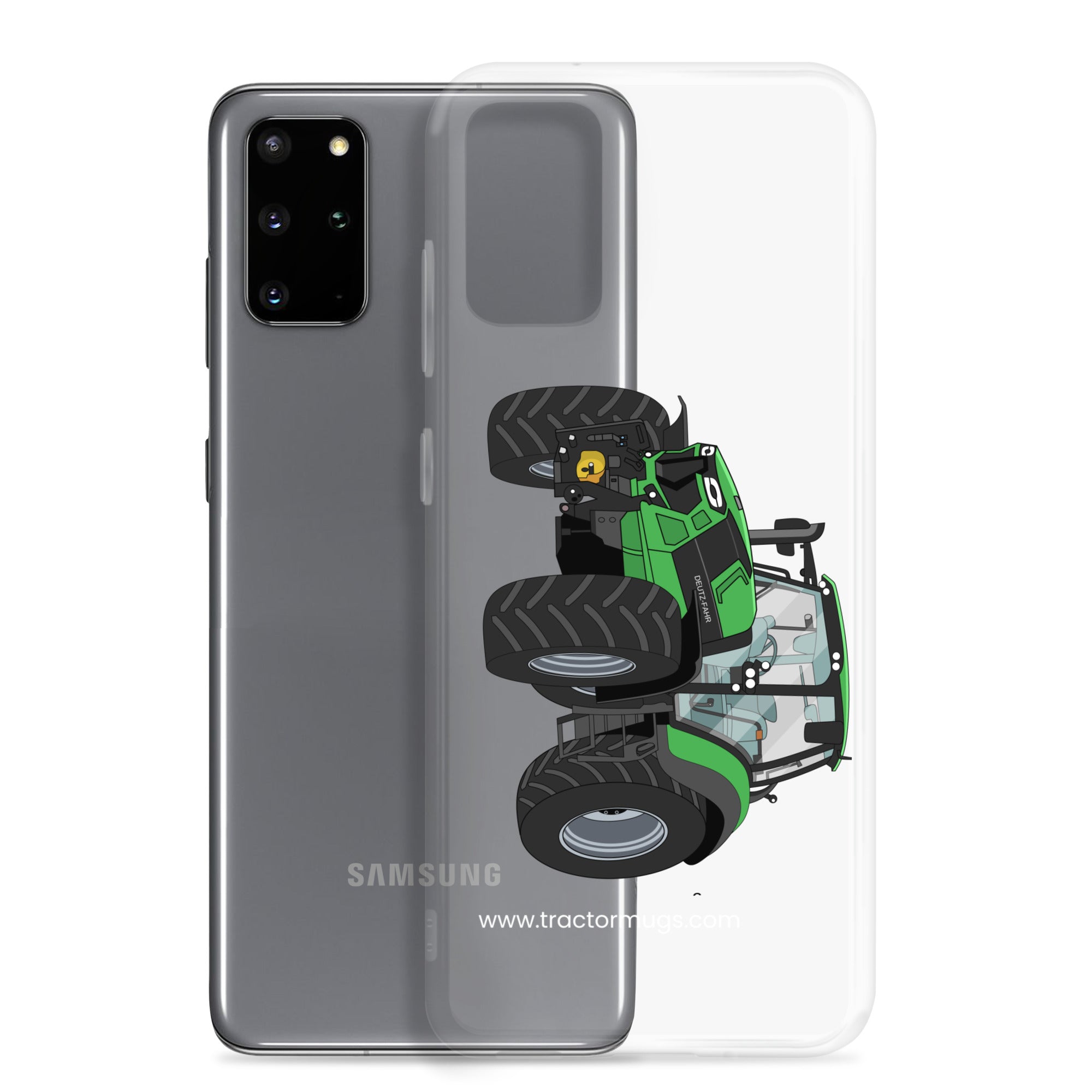 The Tractors Mugs Store Deutz - Fahr Agrotron 7250 Ttv Clear Case for SamsungĀ® Quality Farmers Merch