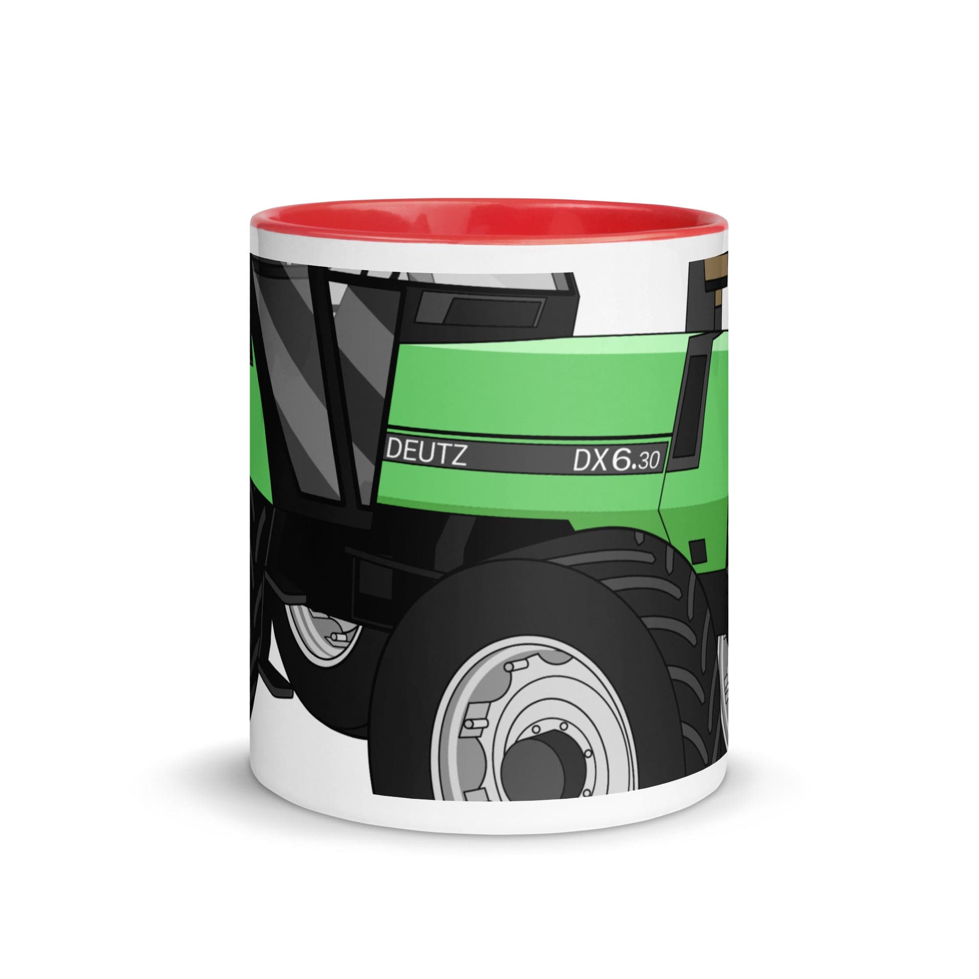 The Tractors Mugs Store Deutz Fahr DX 6.30 2.0 Mug with Color Inside Quality Farmers Merch