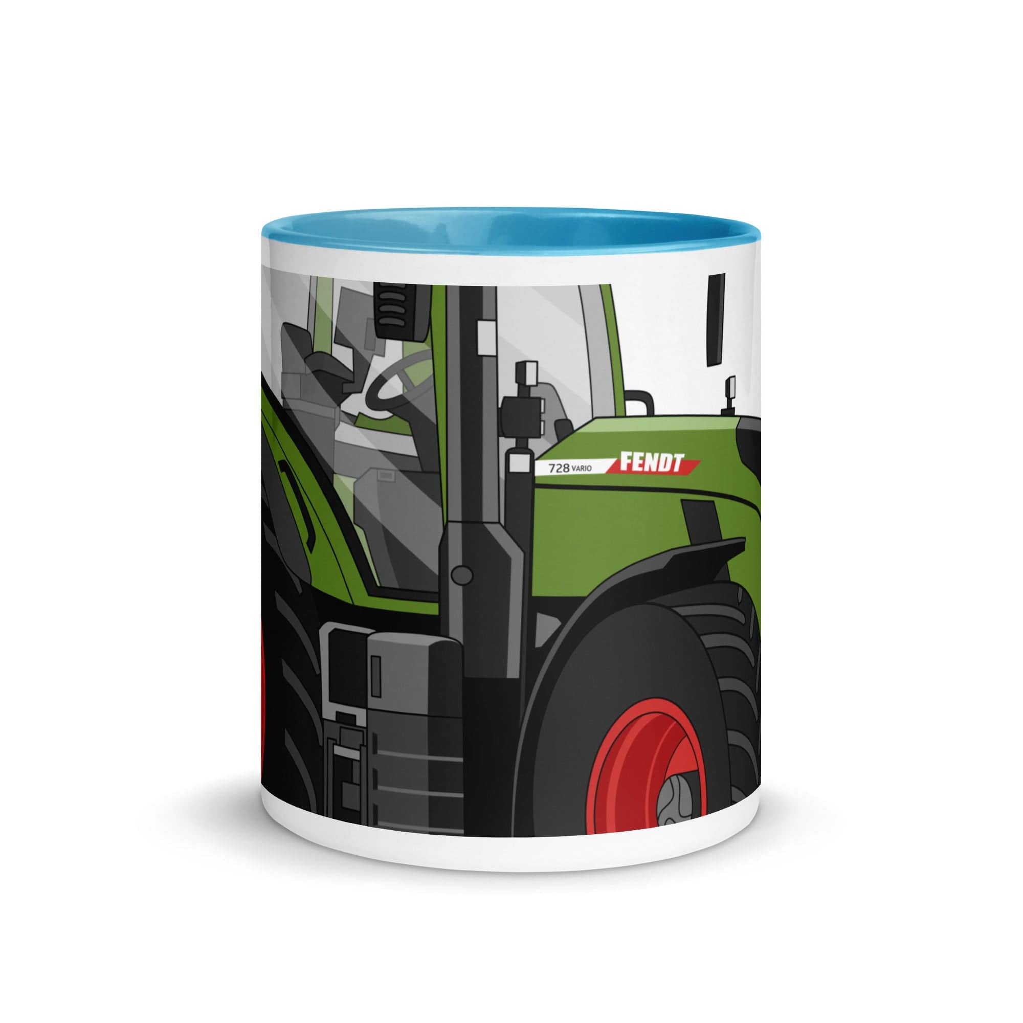 The Tractors Mugs Store Fendt 728 Vario 20 Mug with Color Inside Quality Farmers Merch