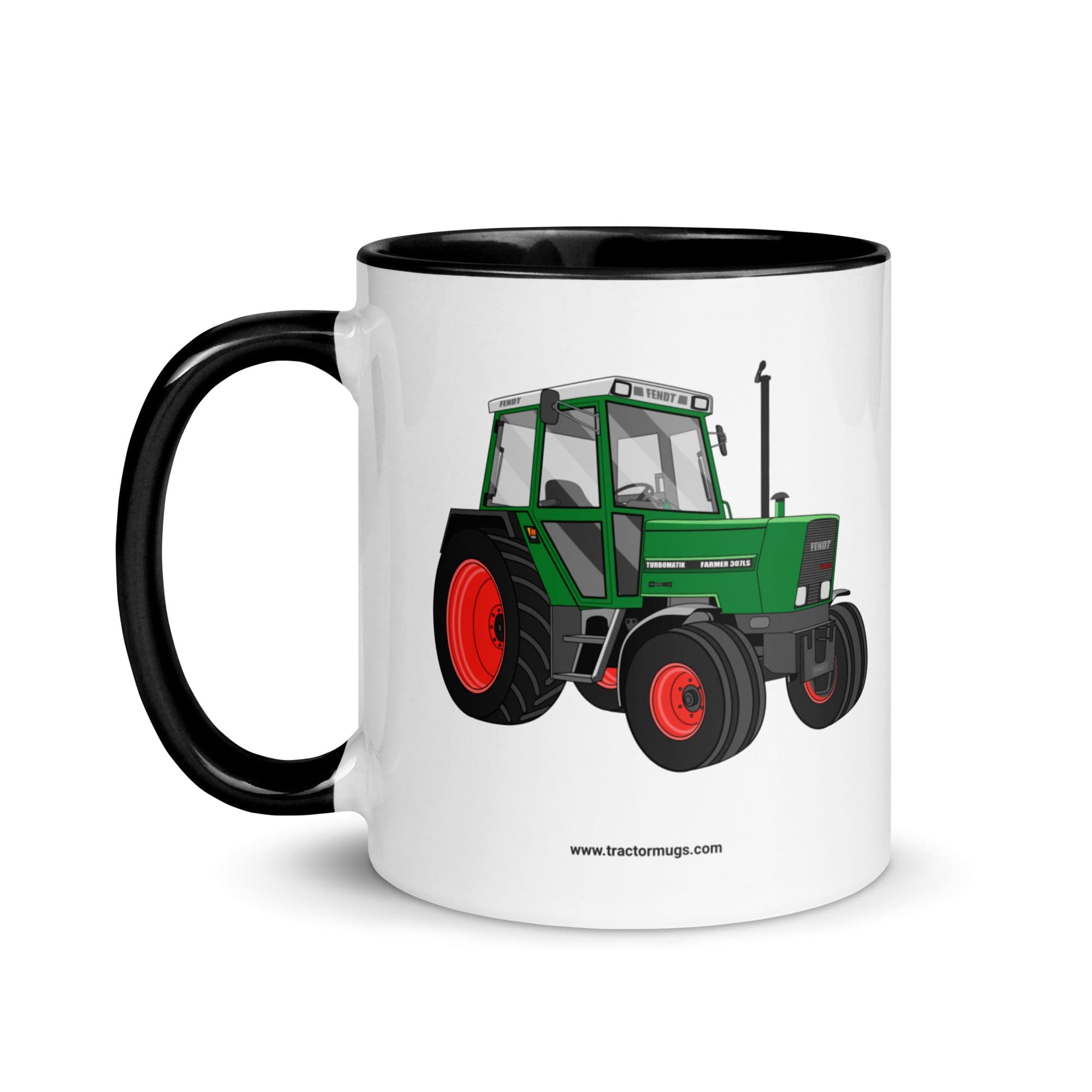 The Tractors Mugs Store Fendt Farmer TURBOMATIK 307 LSA | Mug with Color Inside Quality Farmers Merch