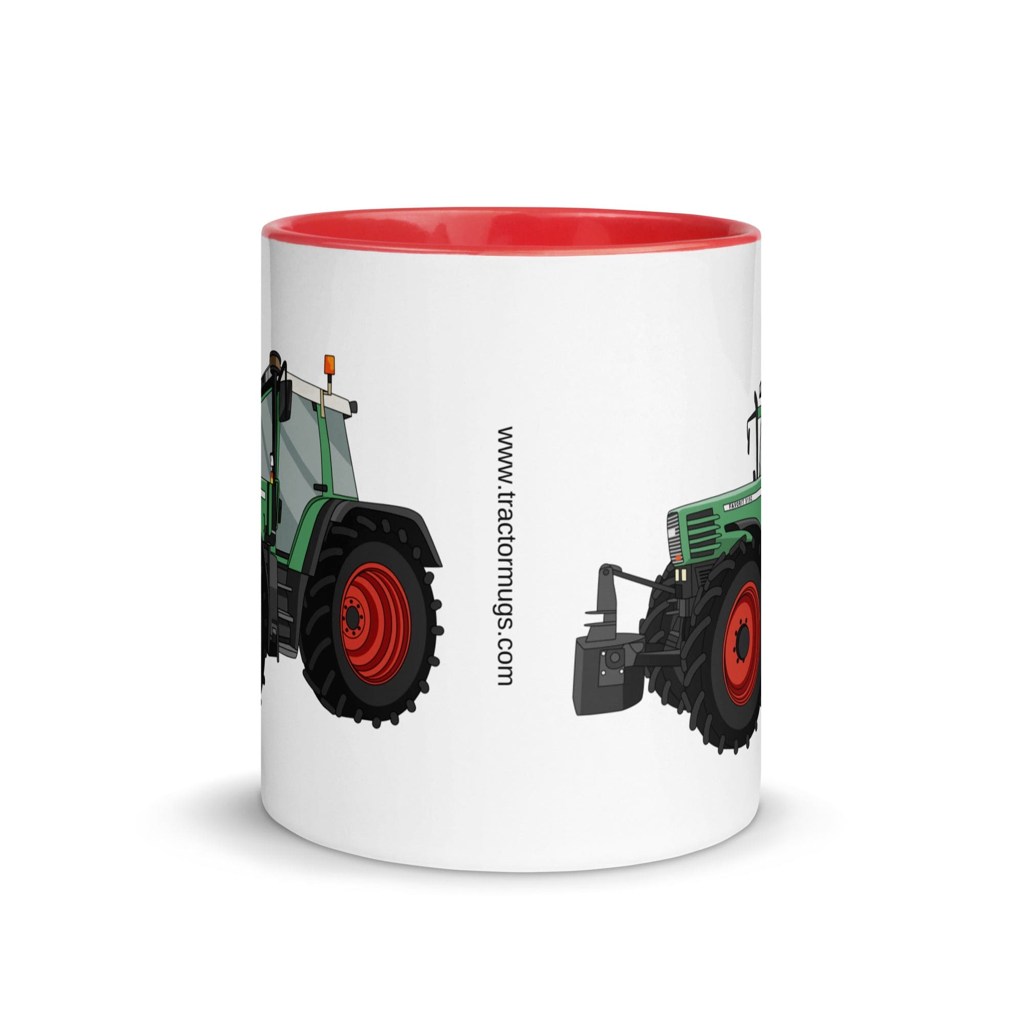 The Tractors Mugs Store Fendt Favorit 515 Mug with Color Inside Quality Farmers Merch