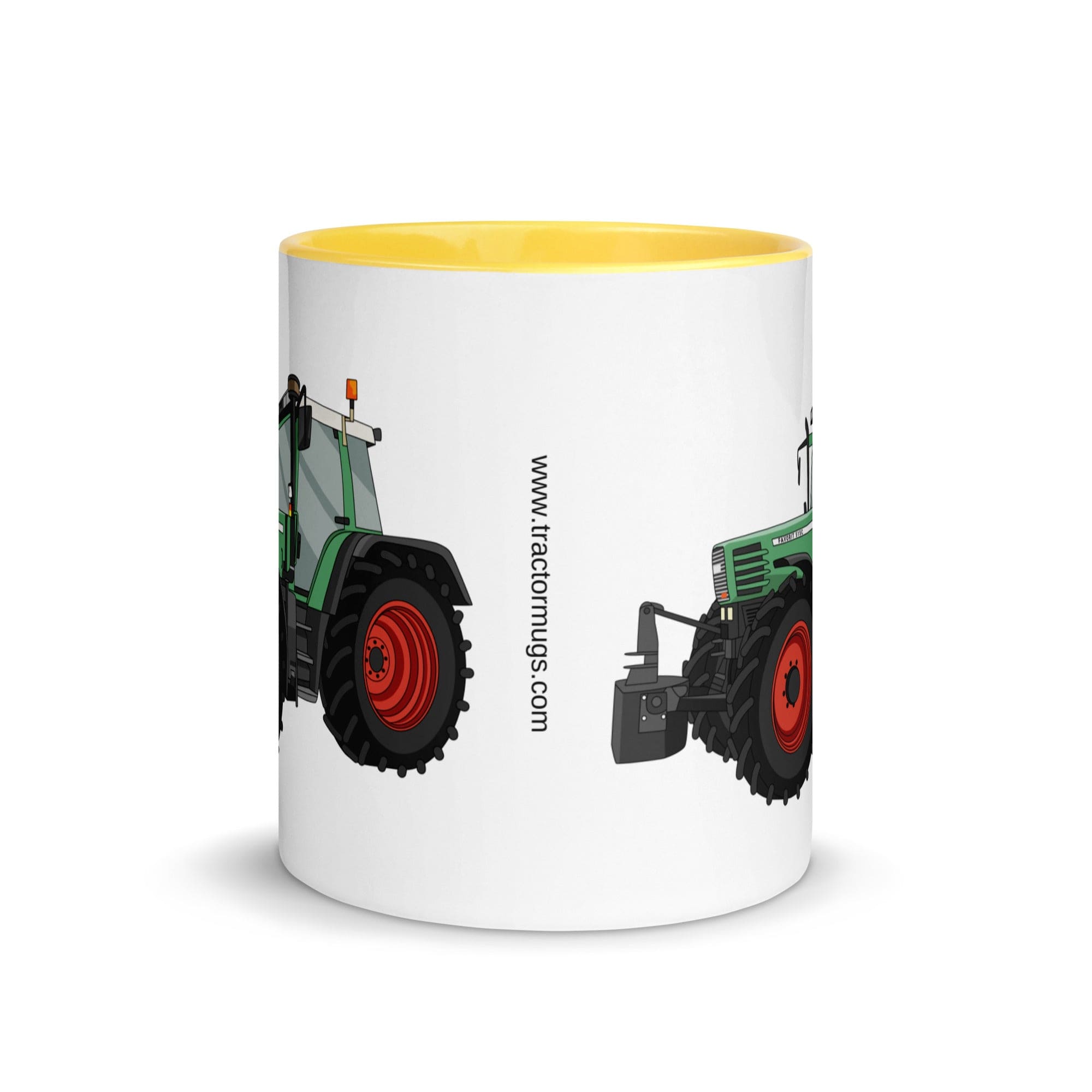The Tractors Mugs Store Fendt Favorit 515 Mug with Color Inside Quality Farmers Merch