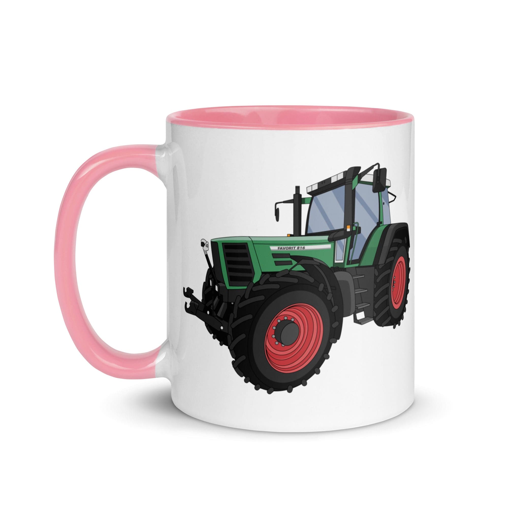 The Tractors Mugs Store Fendt Favorit 816 | Mug with Color Inside Quality Farmers Merch