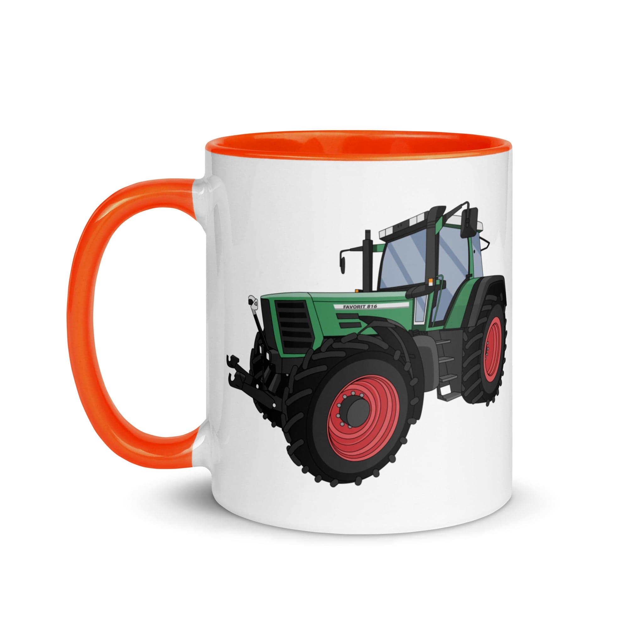 The Tractors Mugs Store Fendt Favorit 816 | Mug with Color Inside Quality Farmers Merch