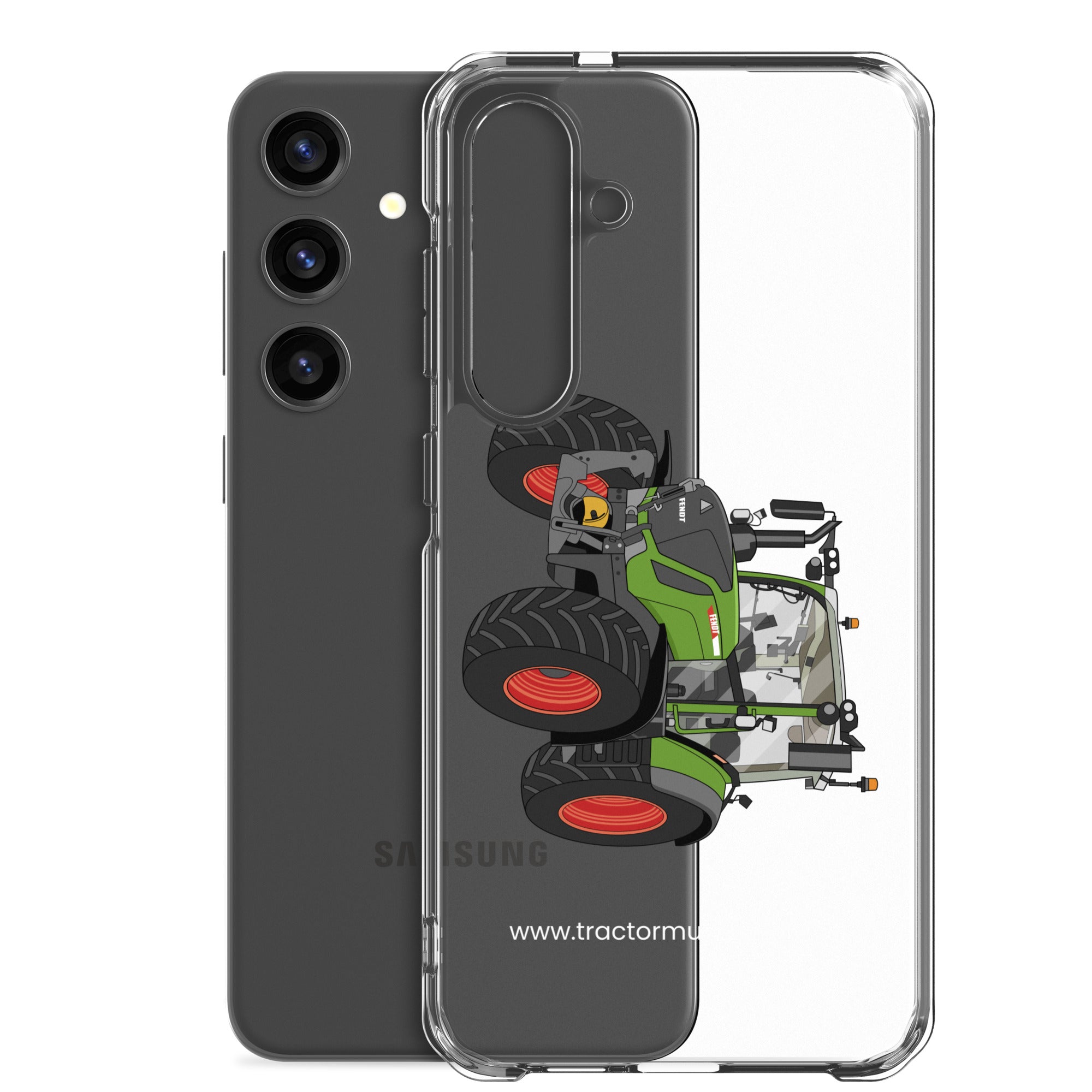 The Tractors Mugs Store Fendt Vario 313  Clear Case for SamsungĀ® Quality Farmers Merch