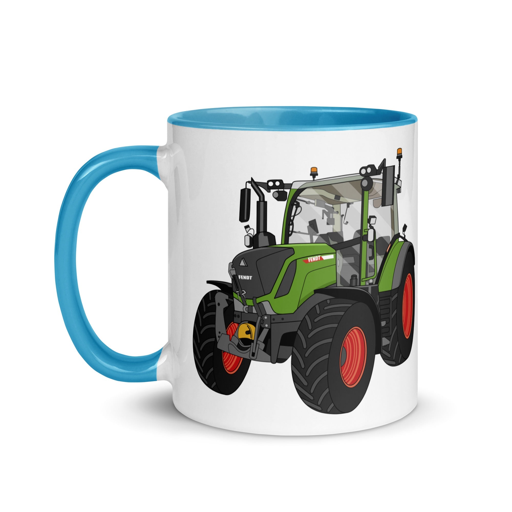The Tractors Mugs Store Fendt Vario 313 Mug with Color Inside Quality Farmers Merch