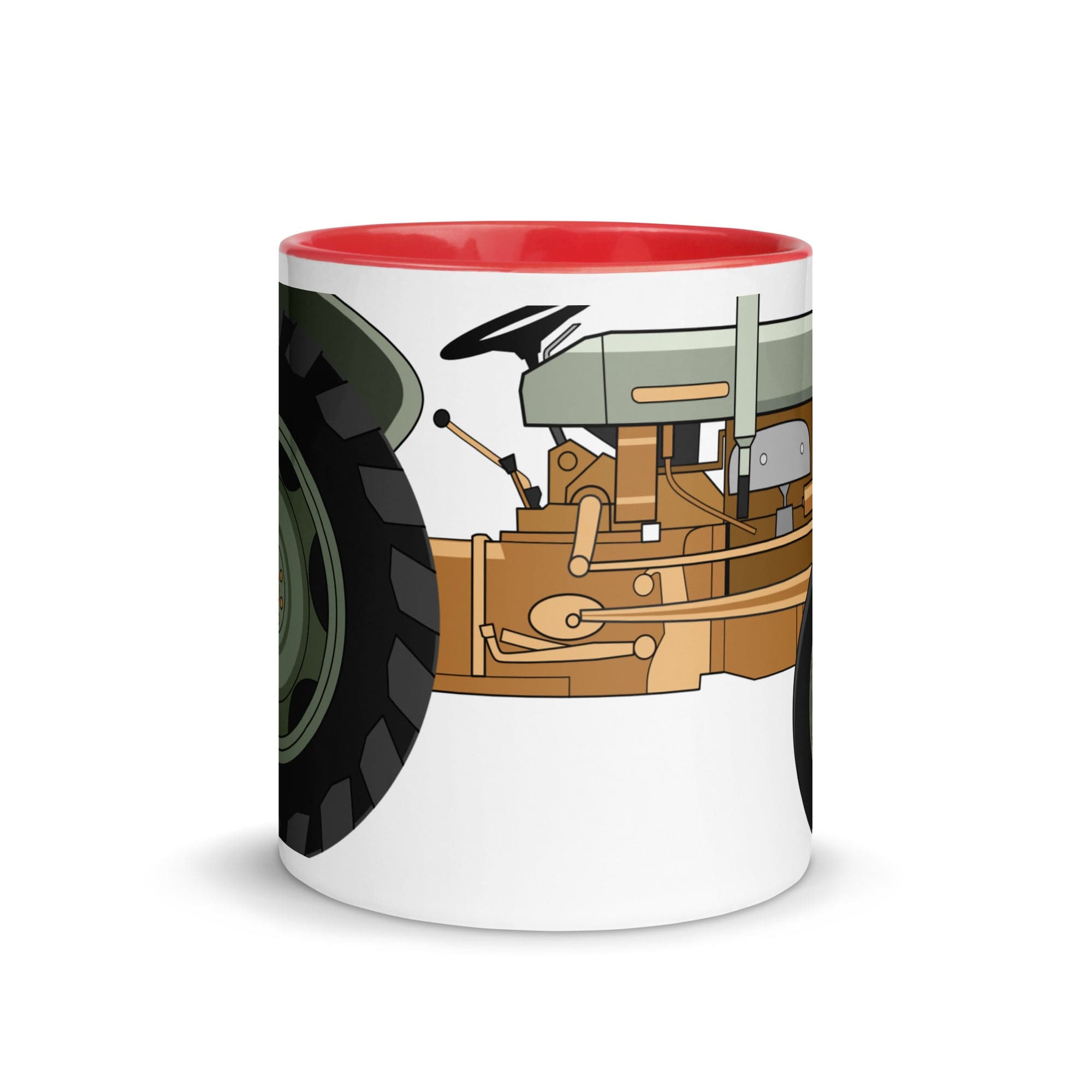 The Tractors Mugs Store Ferguson FE 35 (Copper Belly) 2.0 Mug with Color Inside Quality Farmers Merch