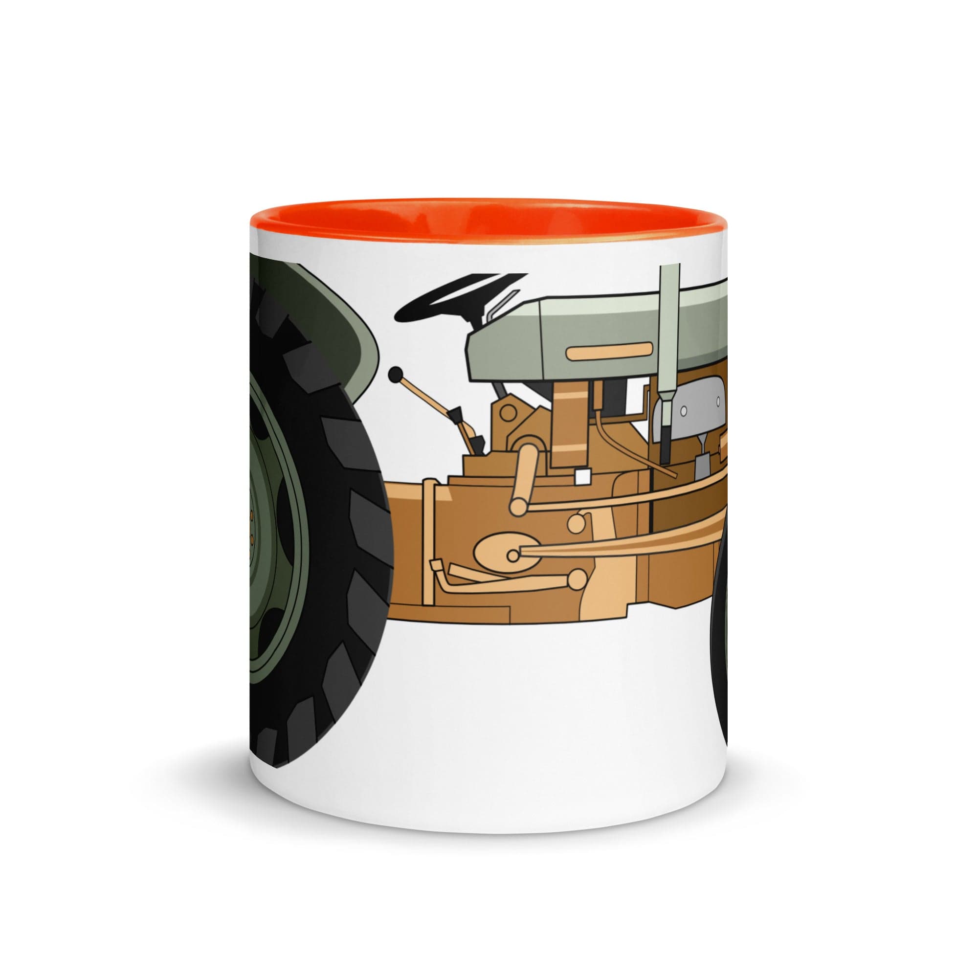 The Tractors Mugs Store Ferguson FE 35 (Copper Belly) 2.0 Mug with Color Inside Quality Farmers Merch