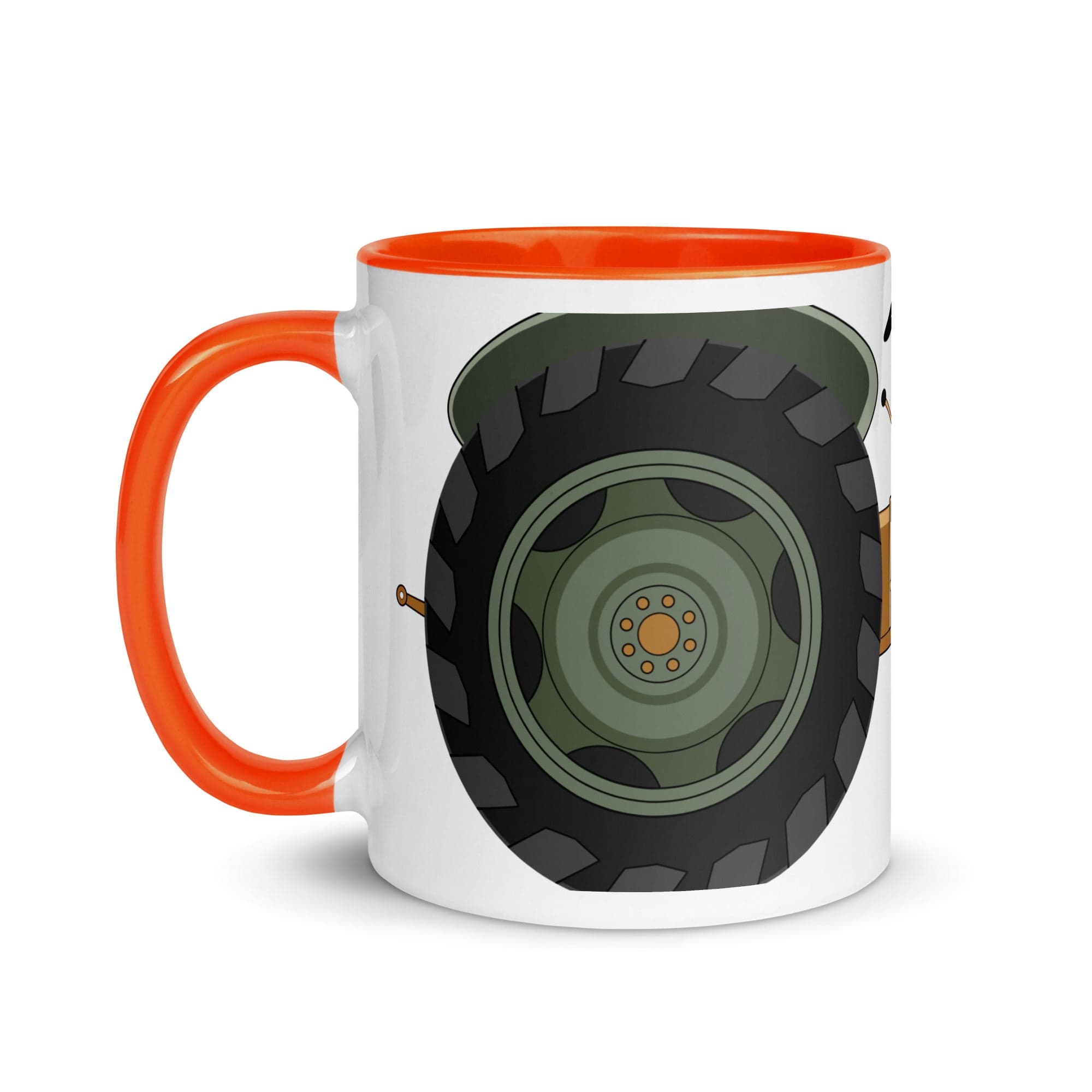The Tractors Mugs Store Ferguson FE 35 (Copper Belly) 2.0 Mug with Color Inside Quality Farmers Merch