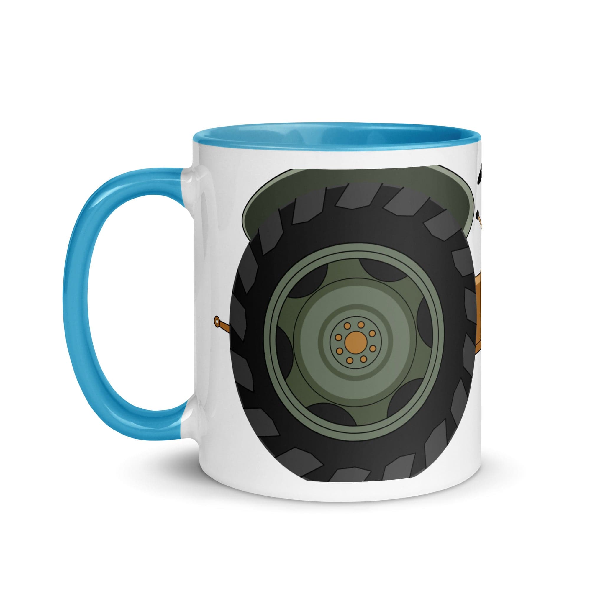 The Tractors Mugs Store Ferguson FE 35 (Copper Belly) 2.0 Mug with Color Inside Quality Farmers Merch