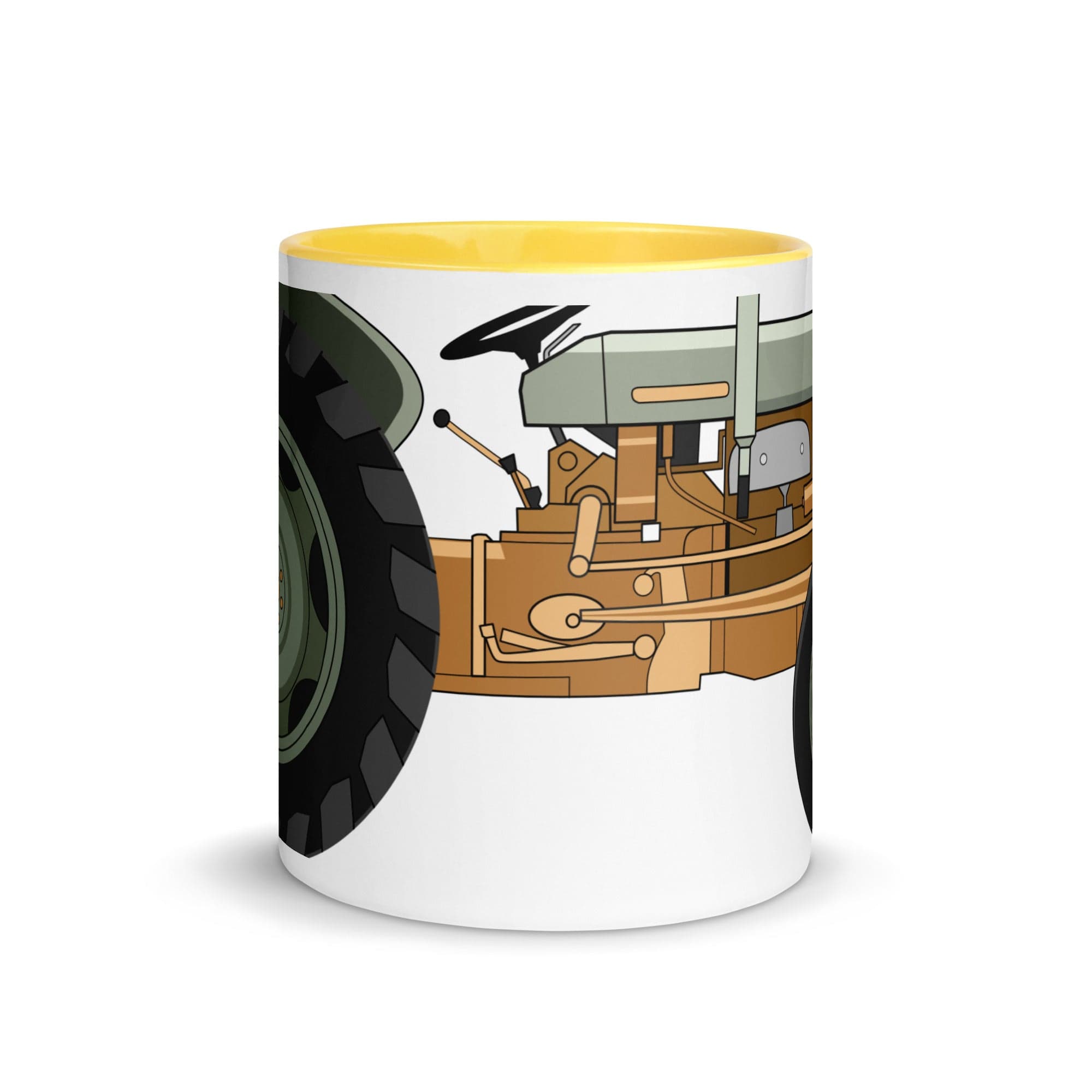 The Tractors Mugs Store Ferguson FE 35 (Copper Belly) 2.0 Mug with Color Inside Quality Farmers Merch