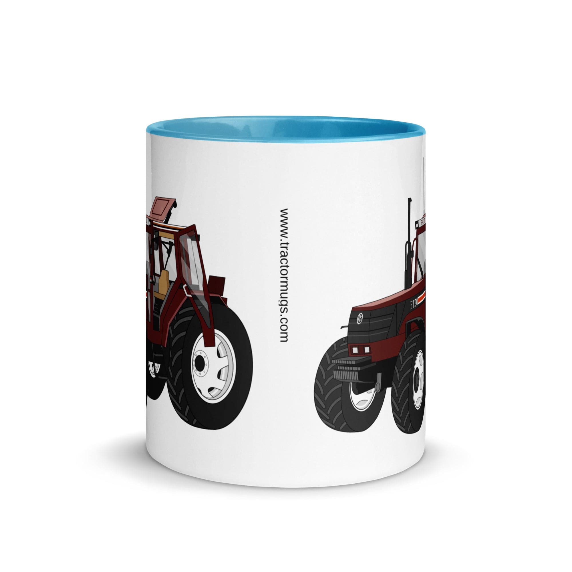 The Tractors Mugs Store Fiat F120 Winner Mug with Color Inside Quality Farmers Merch