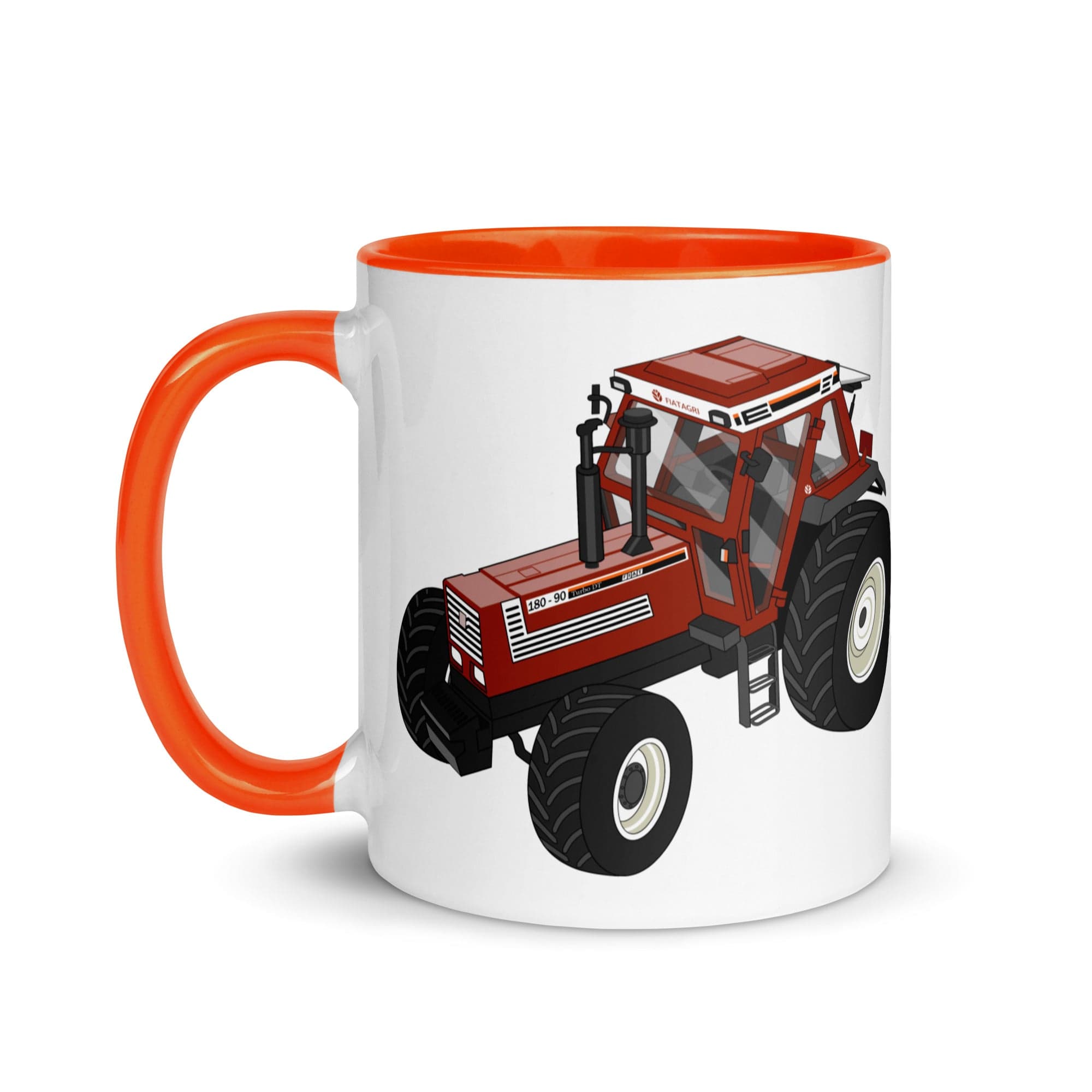 The Tractors Mugs Store Fiat180-90 Mug with Color Inside Quality Farmers Merch