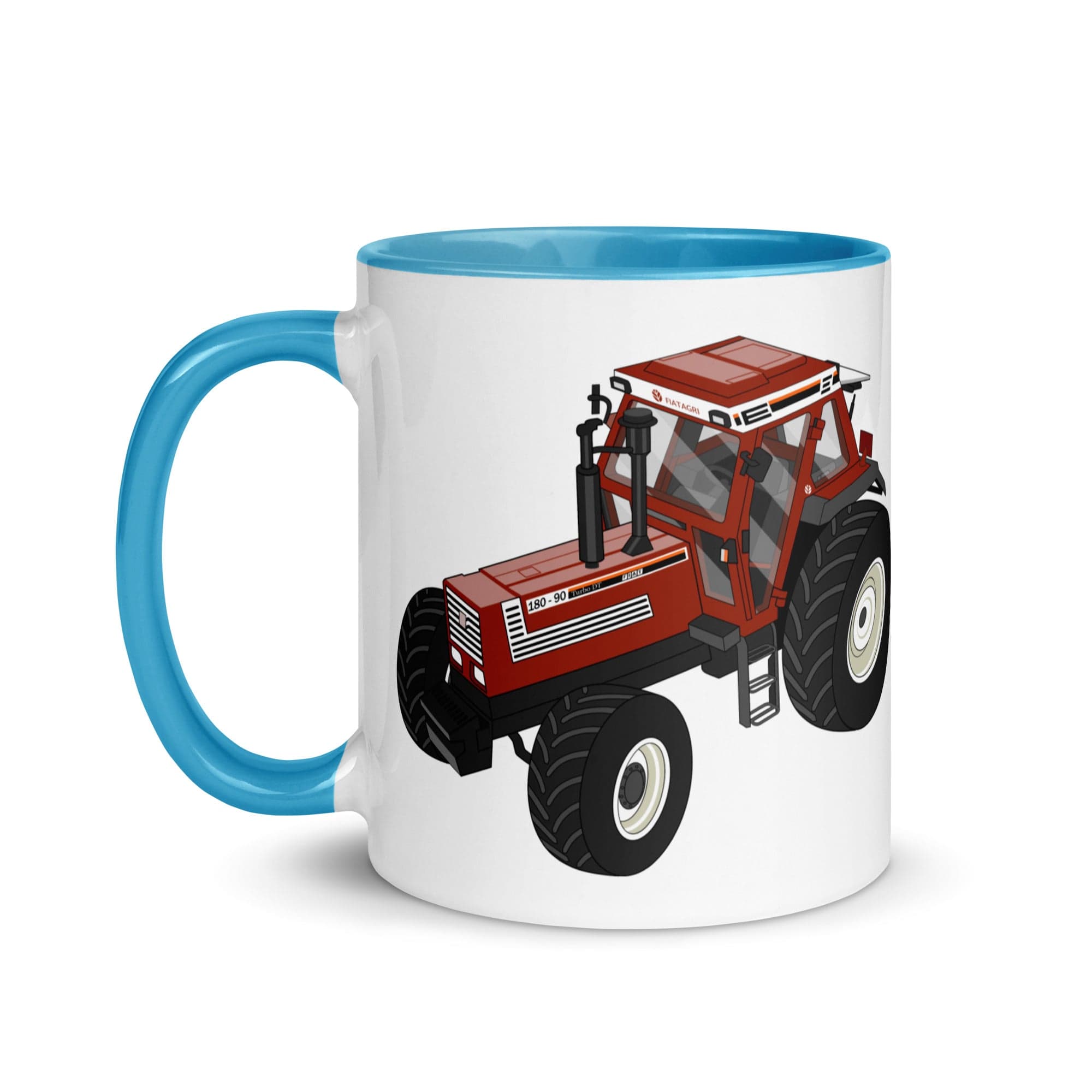 The Tractors Mugs Store Fiat180-90 Mug with Color Inside Quality Farmers Merch